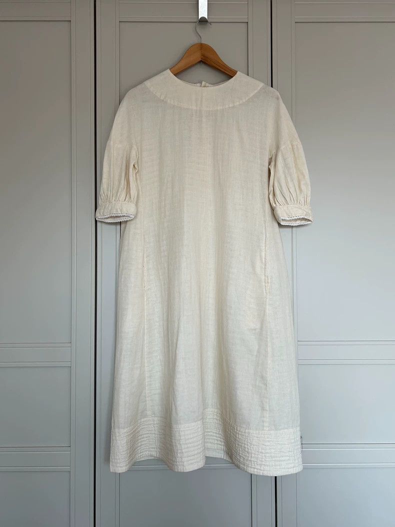 Comme des Garcons Comme Des Garcons Size S Pure cotton A-line dress 2503-Nex Size 26" / US 2 / IT 38 - 1 Thumbnail