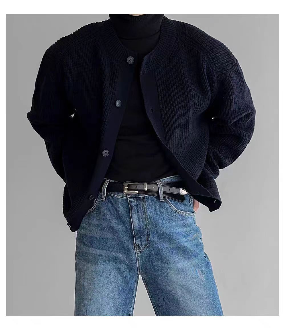 Japanese Brand Vintage Blue Buttoned Casual Sweater Knit Jacket Size US M / EU 48-50 / 2 - 6 Thumbnail