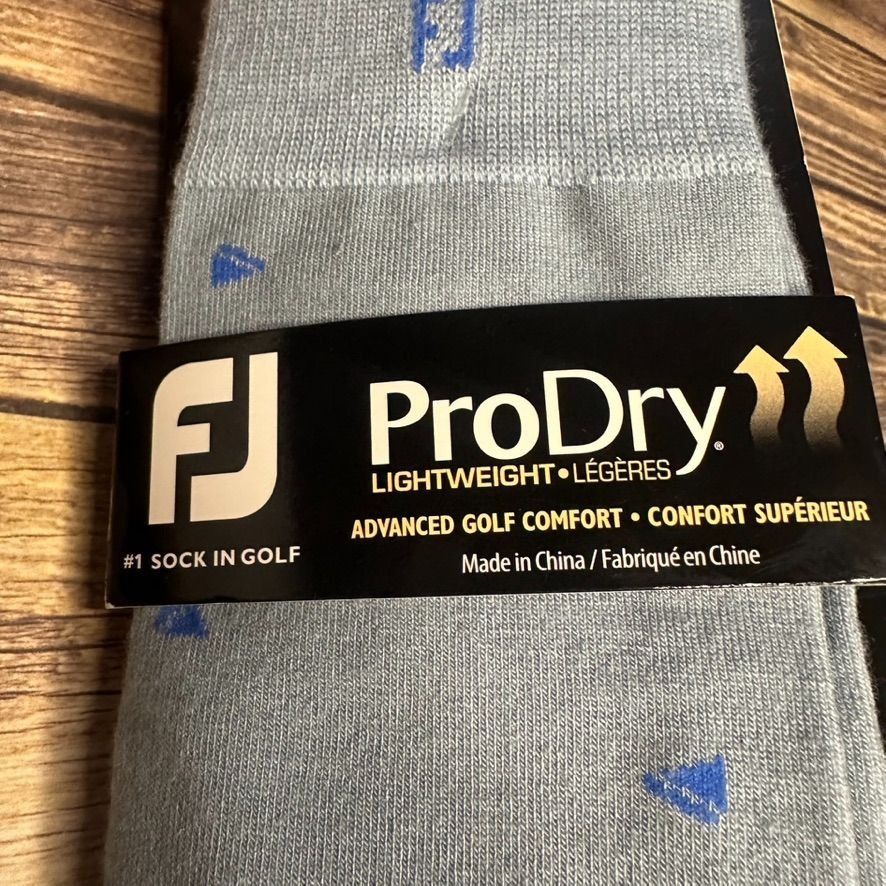 Footjoy FootJoy Men's ProDry Lightweight Crew Golf Socks 1 Pair NWT Size ONE SIZE - 3 Thumbnail