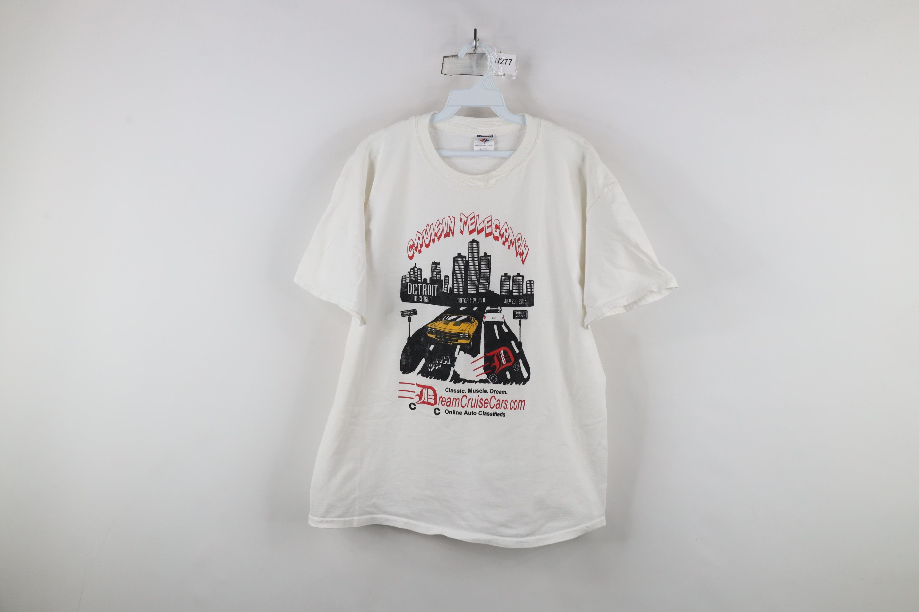 Vintage Vintage Y2K Muscle Cars Cruising Telegraph Detroit T-Shirt Size US XL / EU 56 / 4 - 1 Thumbnail
