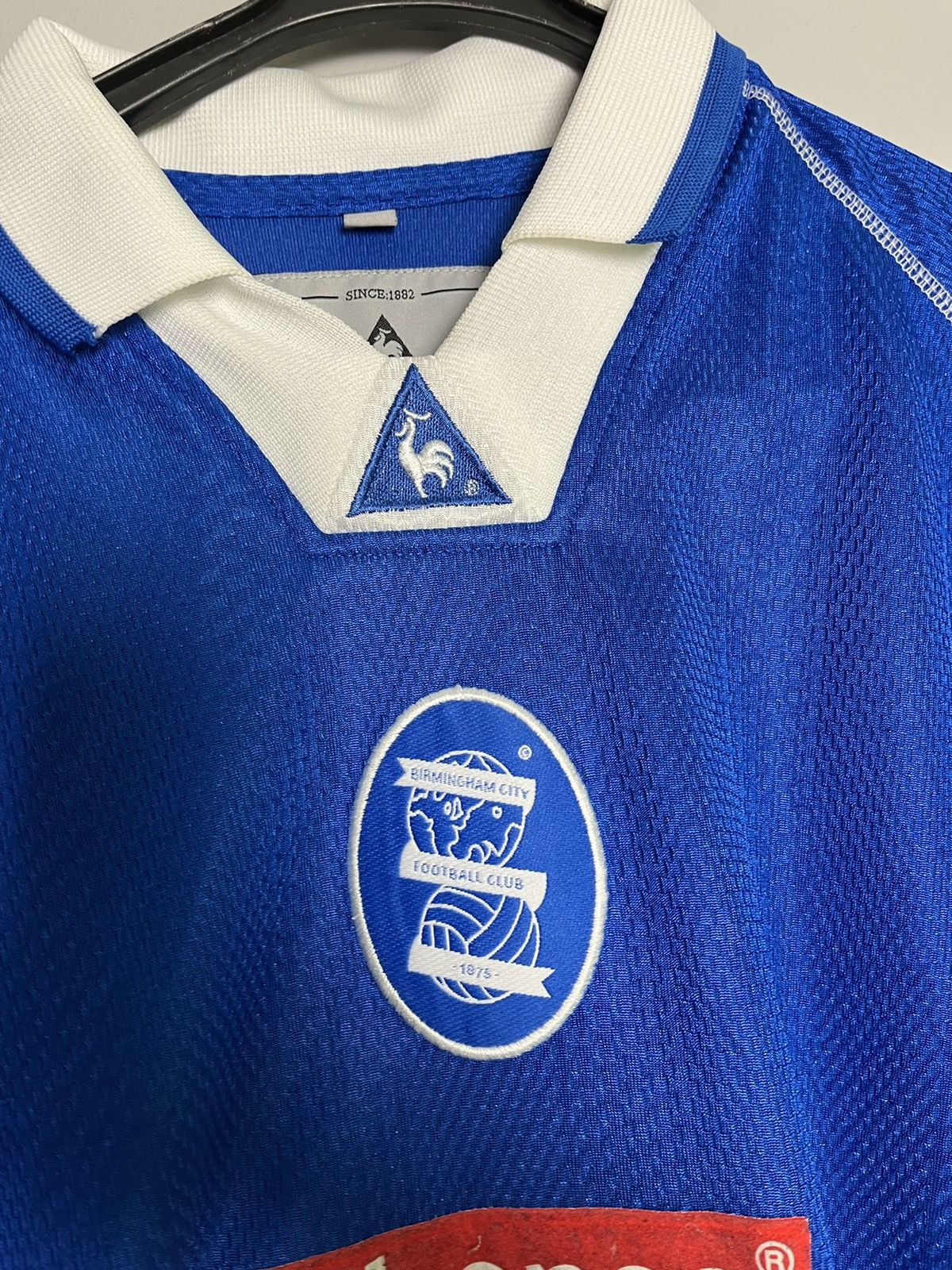 Le Coq Sportif 🔥 VINTAGE 2001 BIRMINGHAM CITY SOCCER JERSEY Size US L / EU 52-54 / 3 - 3 Thumbnail