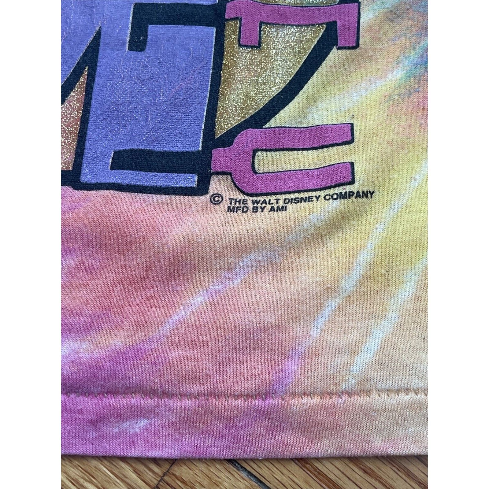 Disney Vintage 90s Medium Walt Disney Mickey Mouse Mouse Tie Dye Si Size US M / EU 48-50 / 2 - 4 Thumbnail