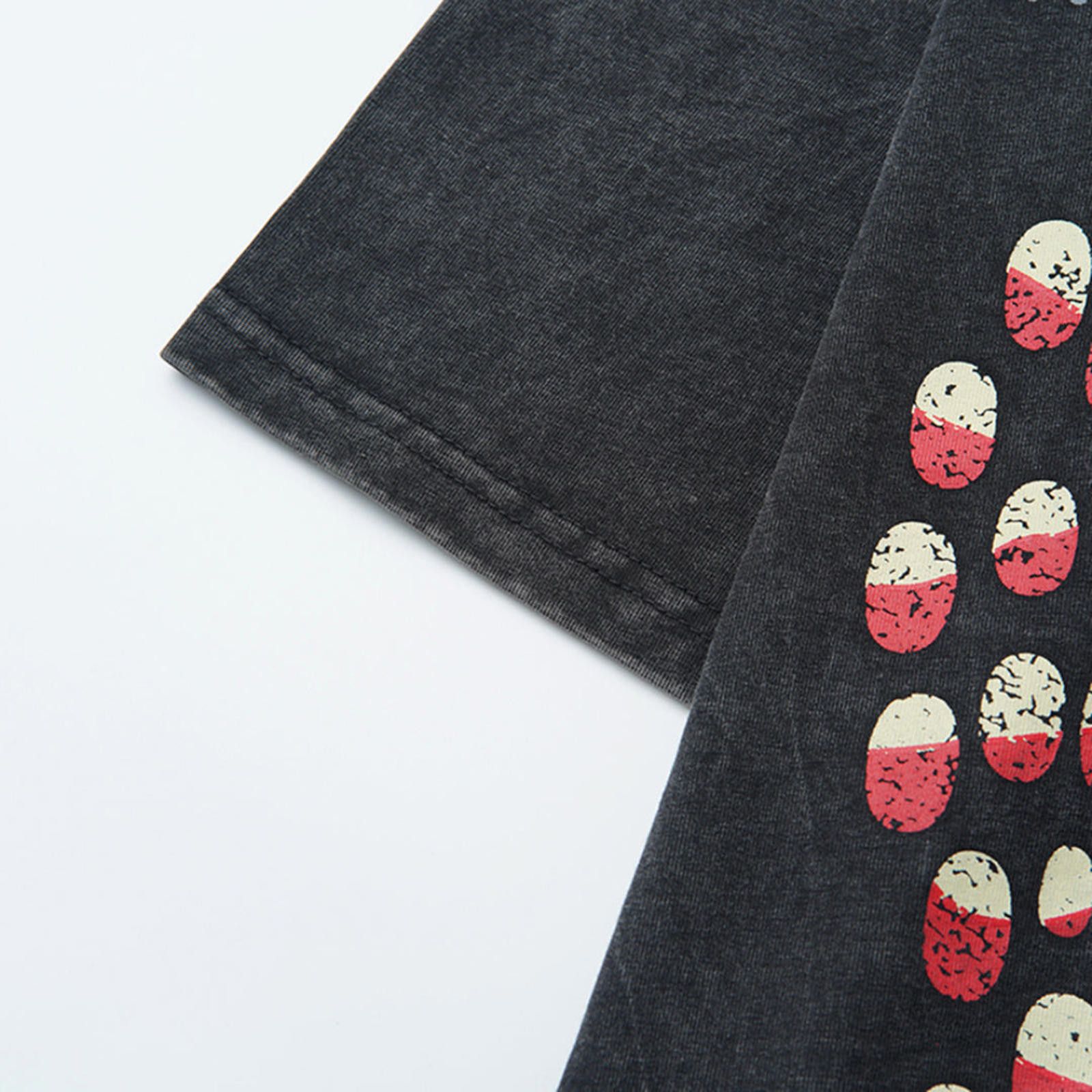 Japanese Brand Black Graphic Print Oversized Men's T-Shirt Size US M / EU 48-50 / 2 - 6 Thumbnail