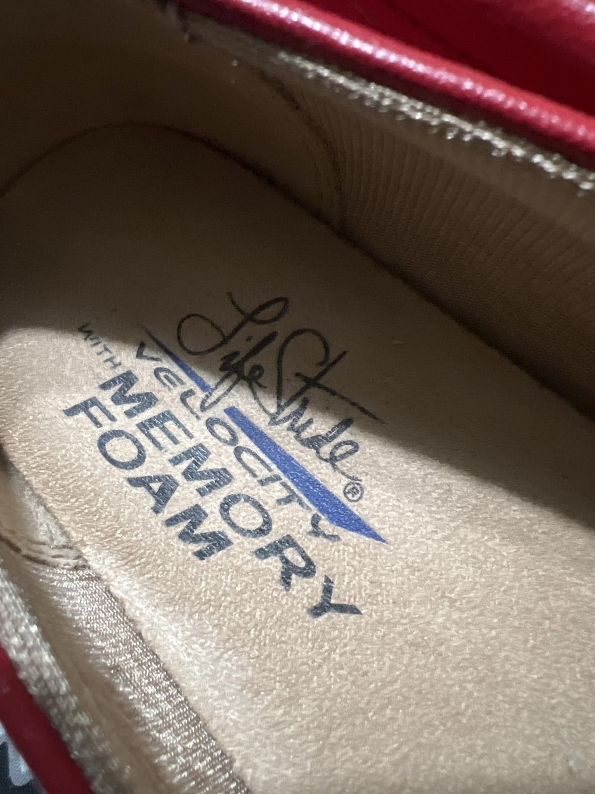 Other LifeStride Velocity Memory Foam Red Loafers Size US 6.5 / IT 36.5 - 4 Thumbnail