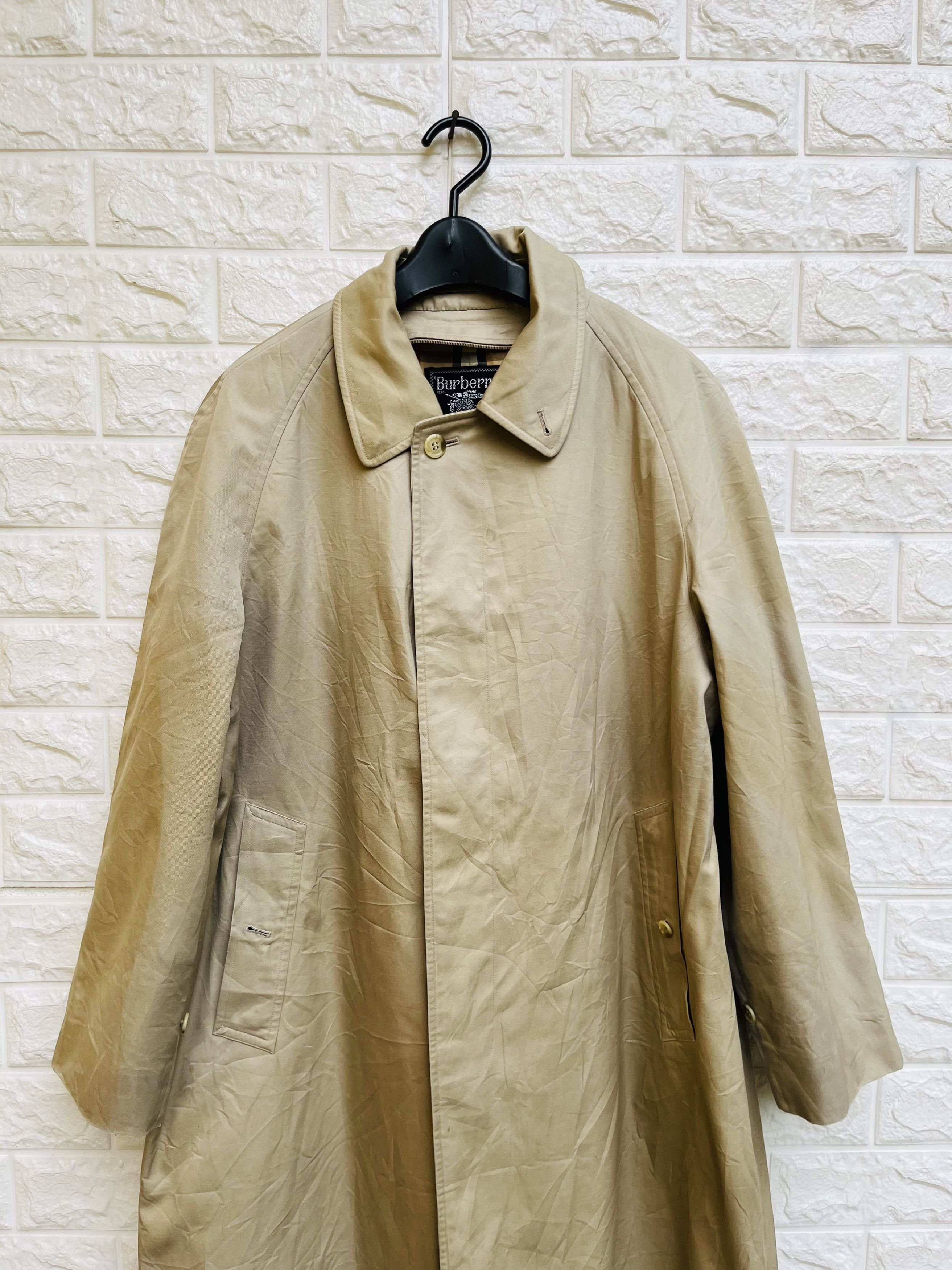 Burberry × Japanese Brand Vintage Burberry Long Coat Japanese Designer Fashion Size US L / EU 52-54 / 3 - 3 Thumbnail