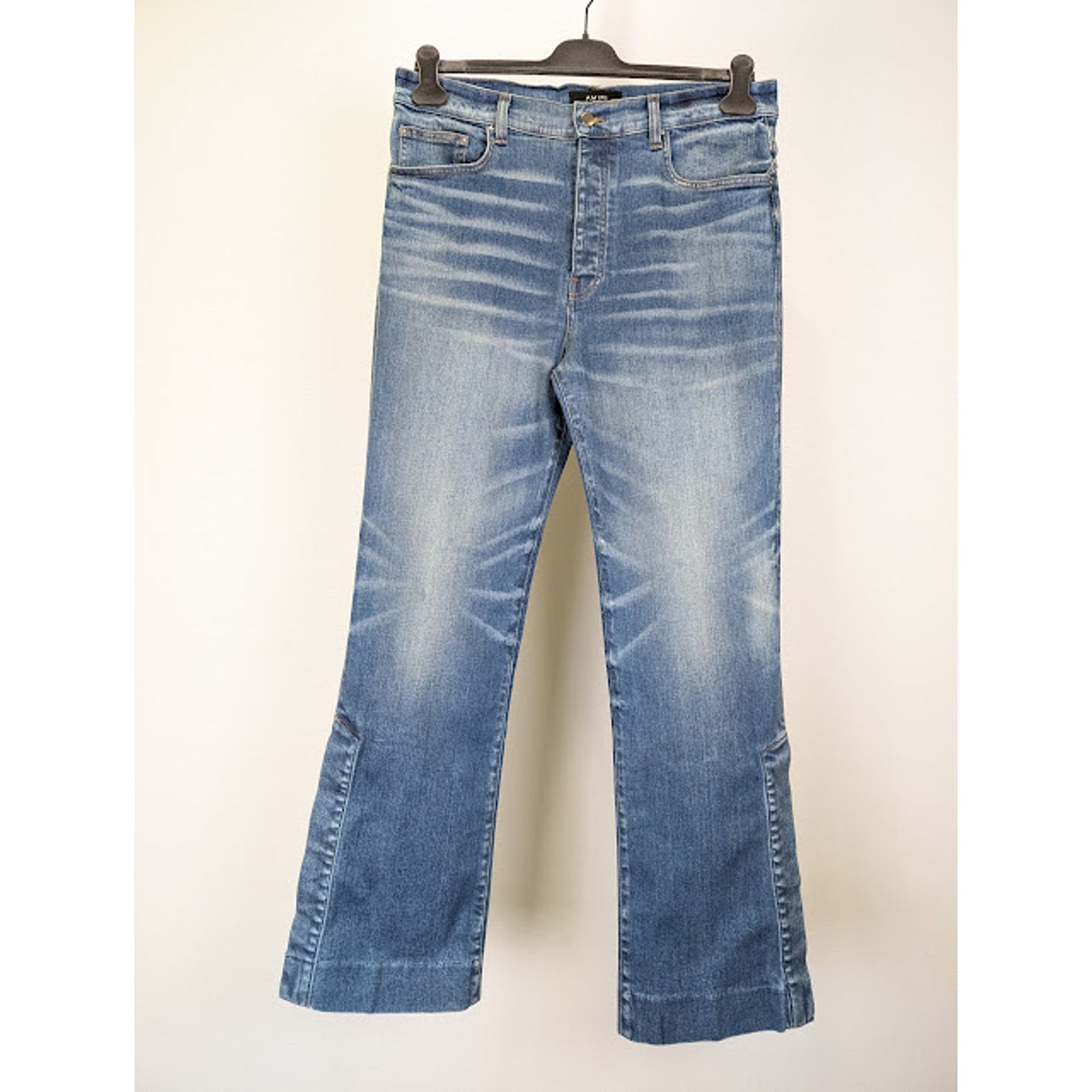 Amiri Amiri M65 Camo Kick Flare Cargo Denim BWNT | Grailed