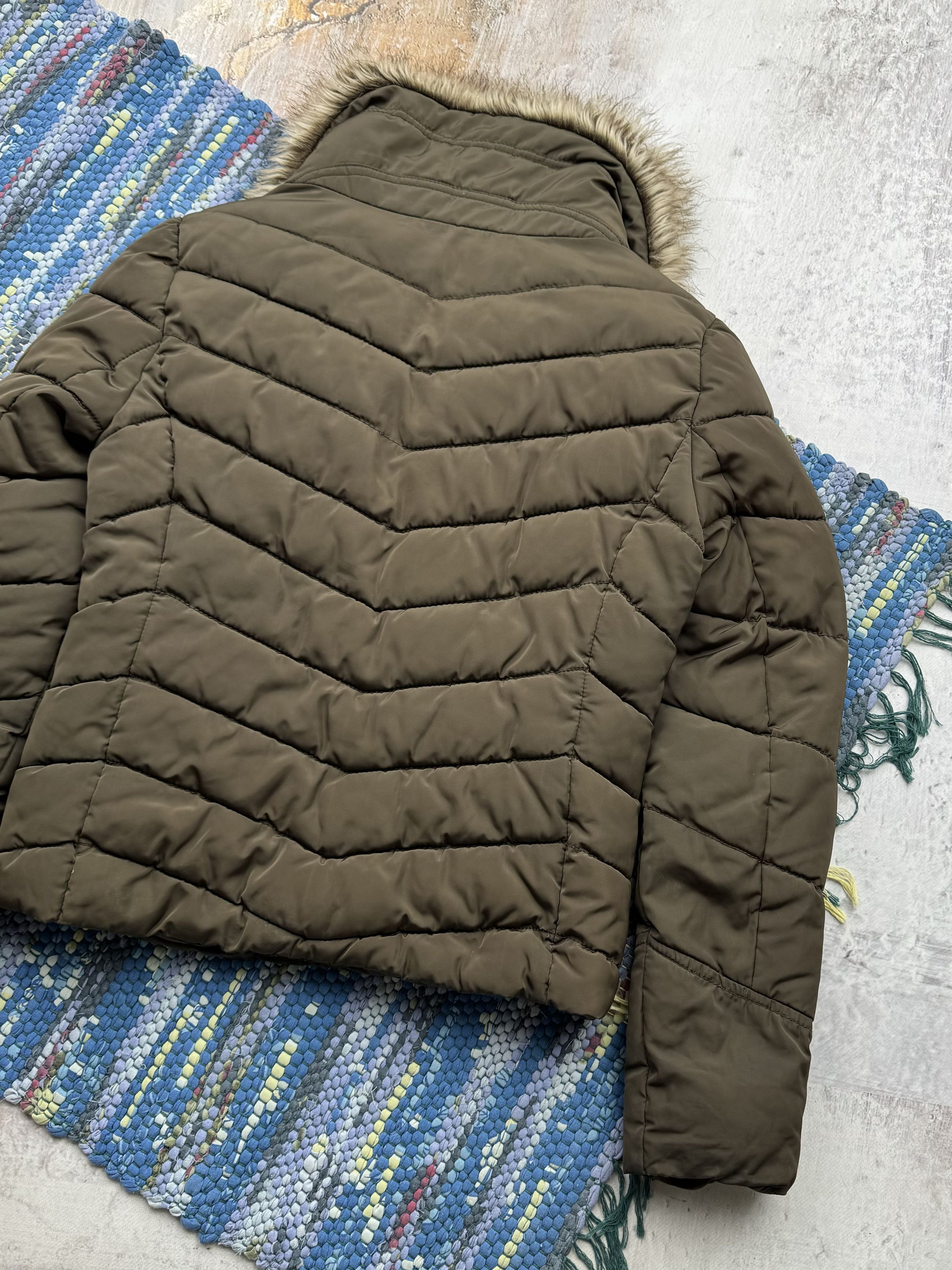 Japanese Brand Vintage Jacket With Faux Fur Neck A297D15(173) Size M / US 6-8 / IT 42-44 - 7 Thumbnail