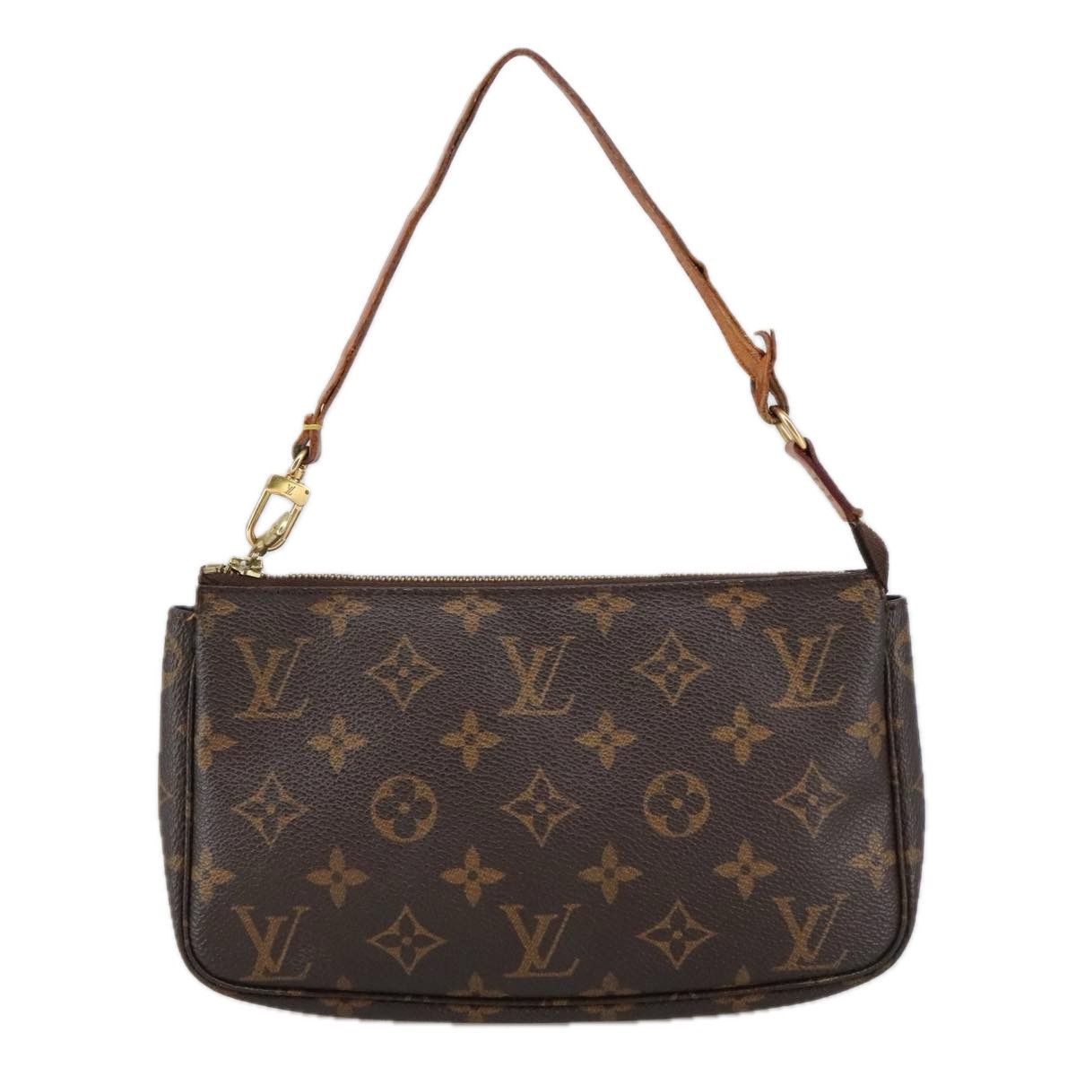 Louis Vuitton Pochette Accessoire Brown Canvas Clutch Bag (Pre-Owned) Size ONE SIZE - 1 Thumbnail