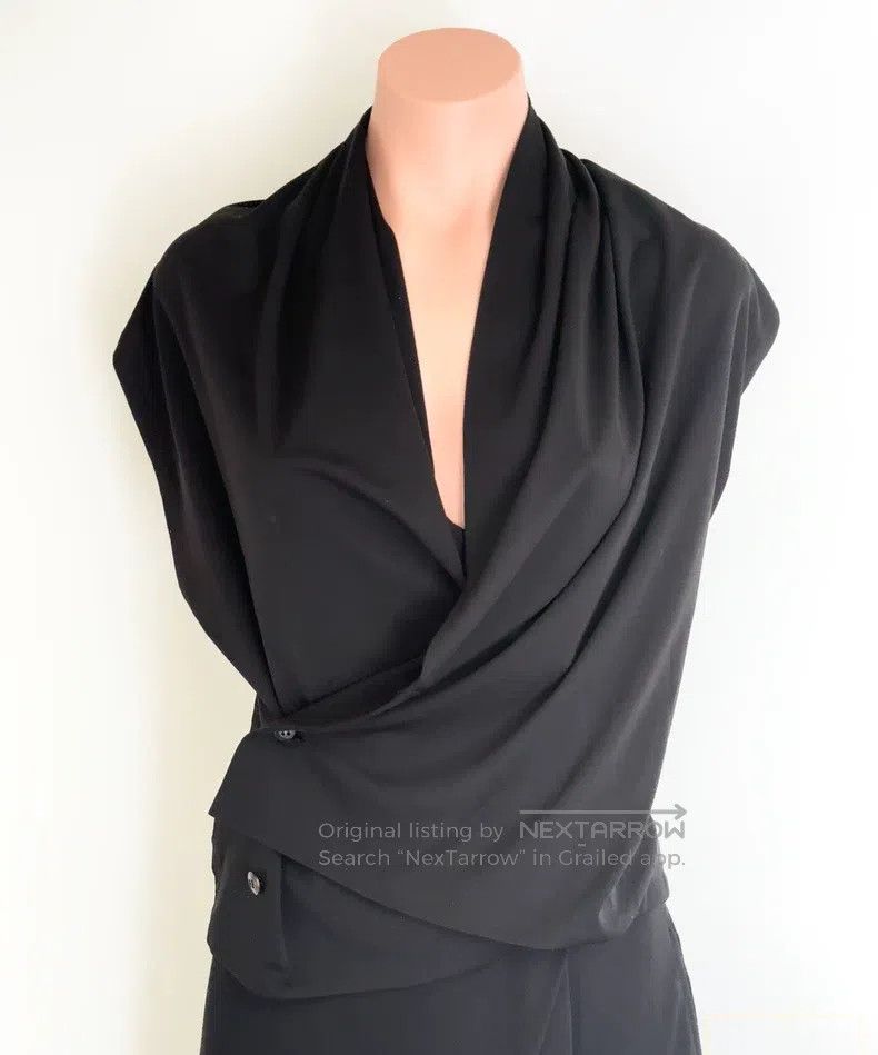 Yohji Yamamoto Yohji Yamamoto Deformed drape shirt Size M / US 6-8 / IT 42-44 - 2 Thumbnail