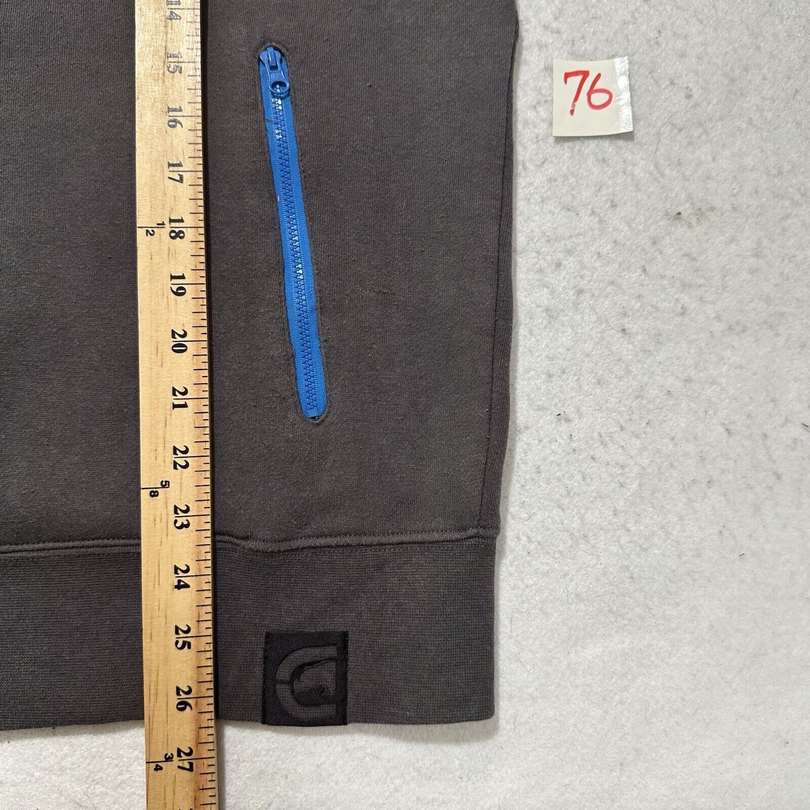 Marc Ecko Ecko Small Full Zip Hoodie Quilted Gray Athletic Sweatshirt Size US S / EU 44-46 / 1 - 9 Thumbnail