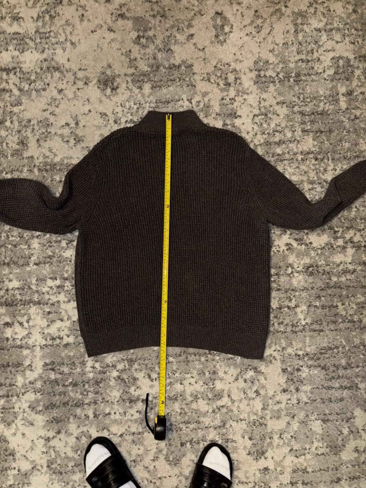 L.L. Bean 00s L.L. Bean Heavyweight Knitted Quarter Zip Jacket Size US XL / EU 56 / 4 - 5 Thumbnail