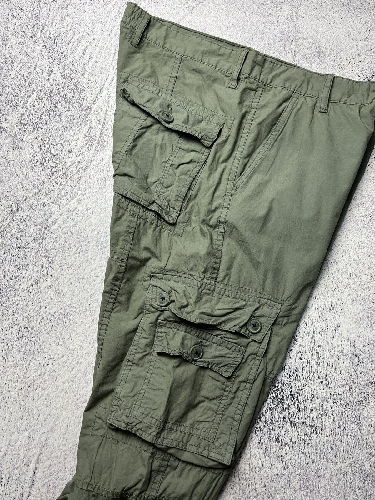 Other VINTAGE JAPANESE STYLE MULTI POCKET MILITARY CARGO PANTS Size US 34 / EU 50 - 25 Thumbnail