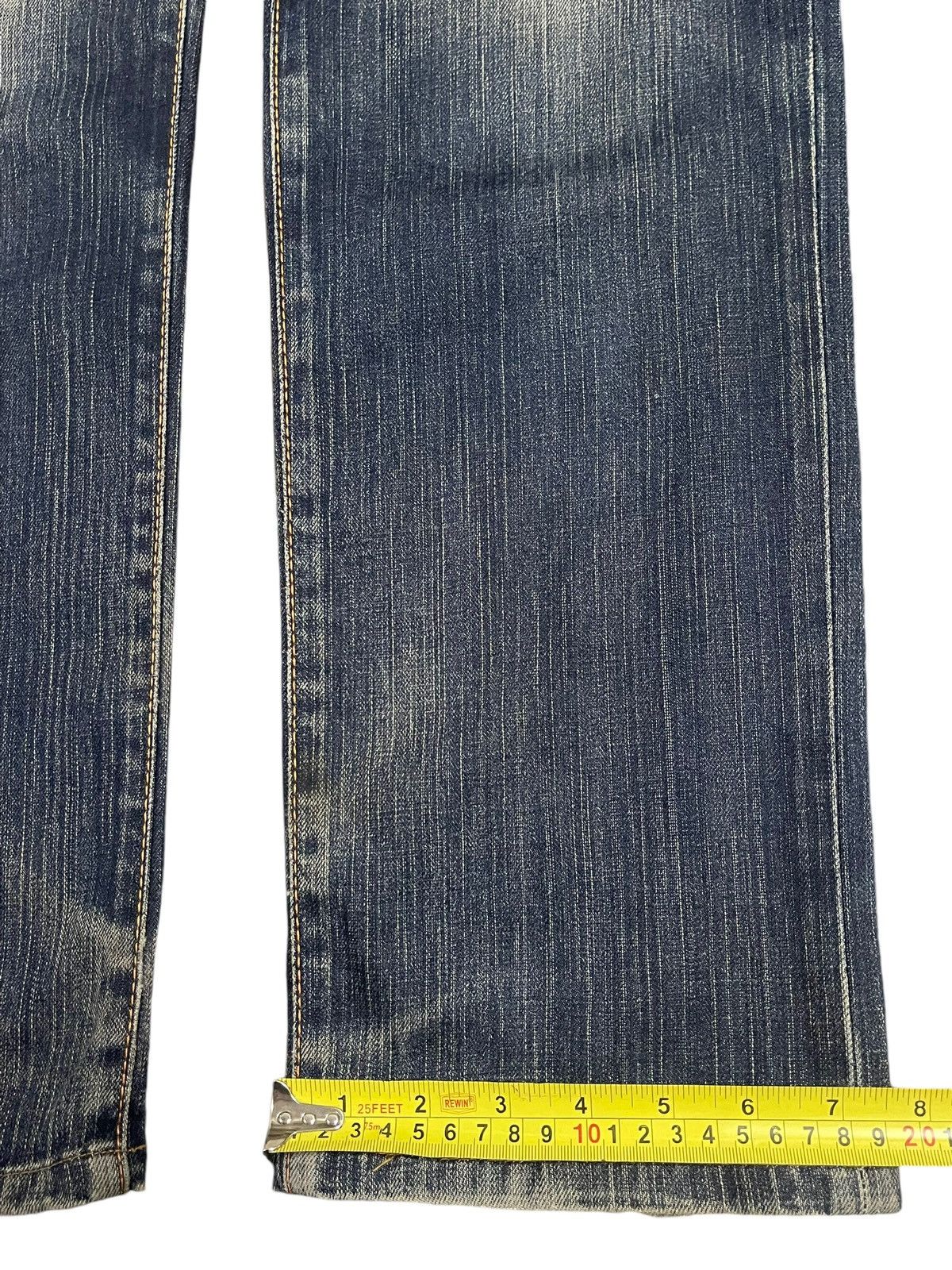 Edwin Vintage Japan Edwin 504 Blue Wash Style Distress Style Jeans Size US 32 / EU 48 - 17 Thumbnail