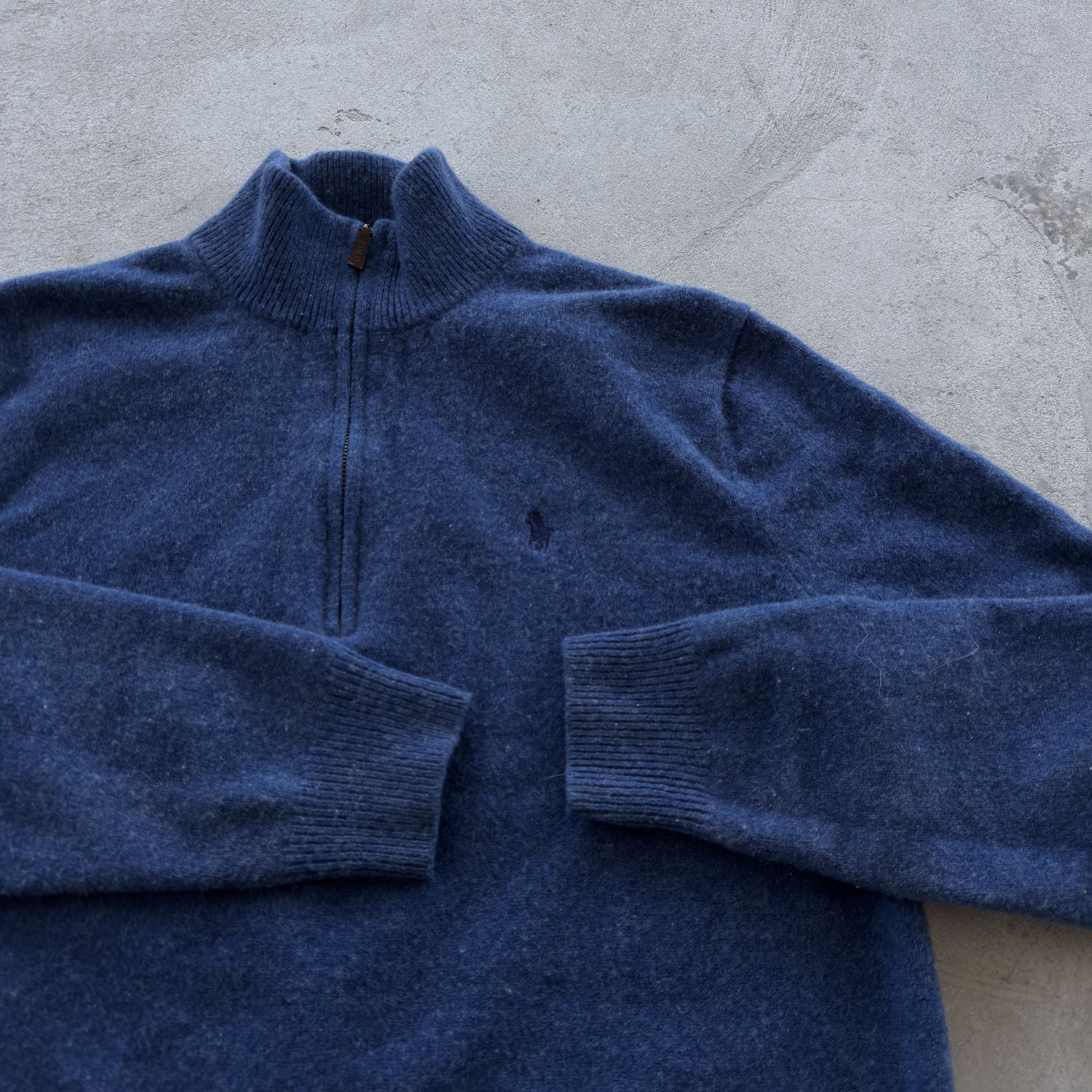 Polo Ralph Lauren Vintage 90s Polo Ralph Lauren Quater Zip Sweater Size US L / EU 52-54 / 3 - 4 Thumbnail