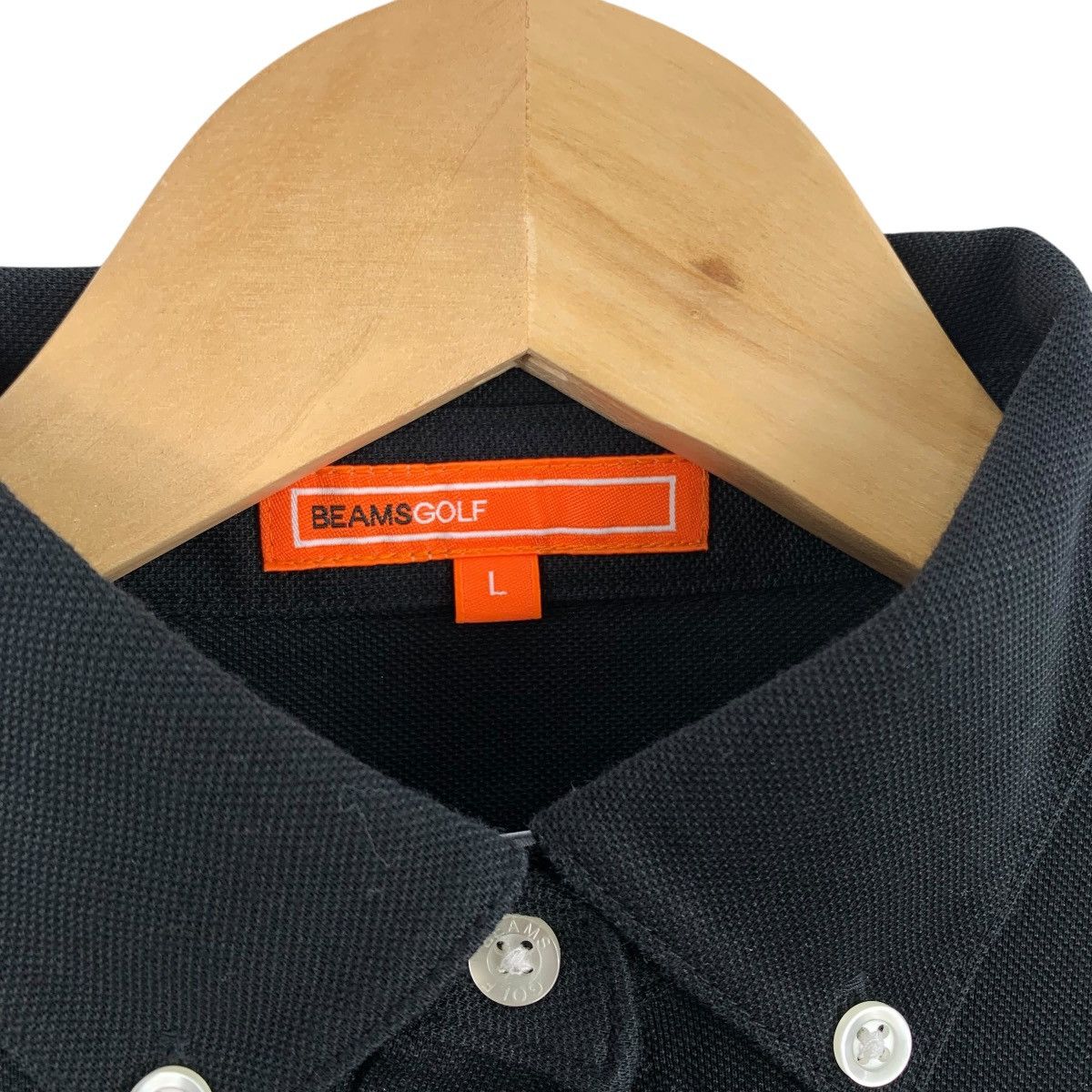 Japanese Brand BEAMS GOLF Japanese Brand Buttons Collar Short Sleeve Tshirt Size L / US 10 / IT 46 - 6 Thumbnail