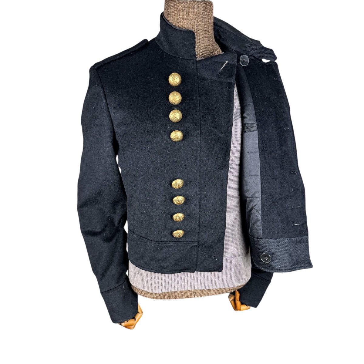 Gucci 🔥GUCCI GG MILITARY GOLD BUTTON CROPPED JACKET Size US M / EU 48-50 / 2 - 3 Thumbnail