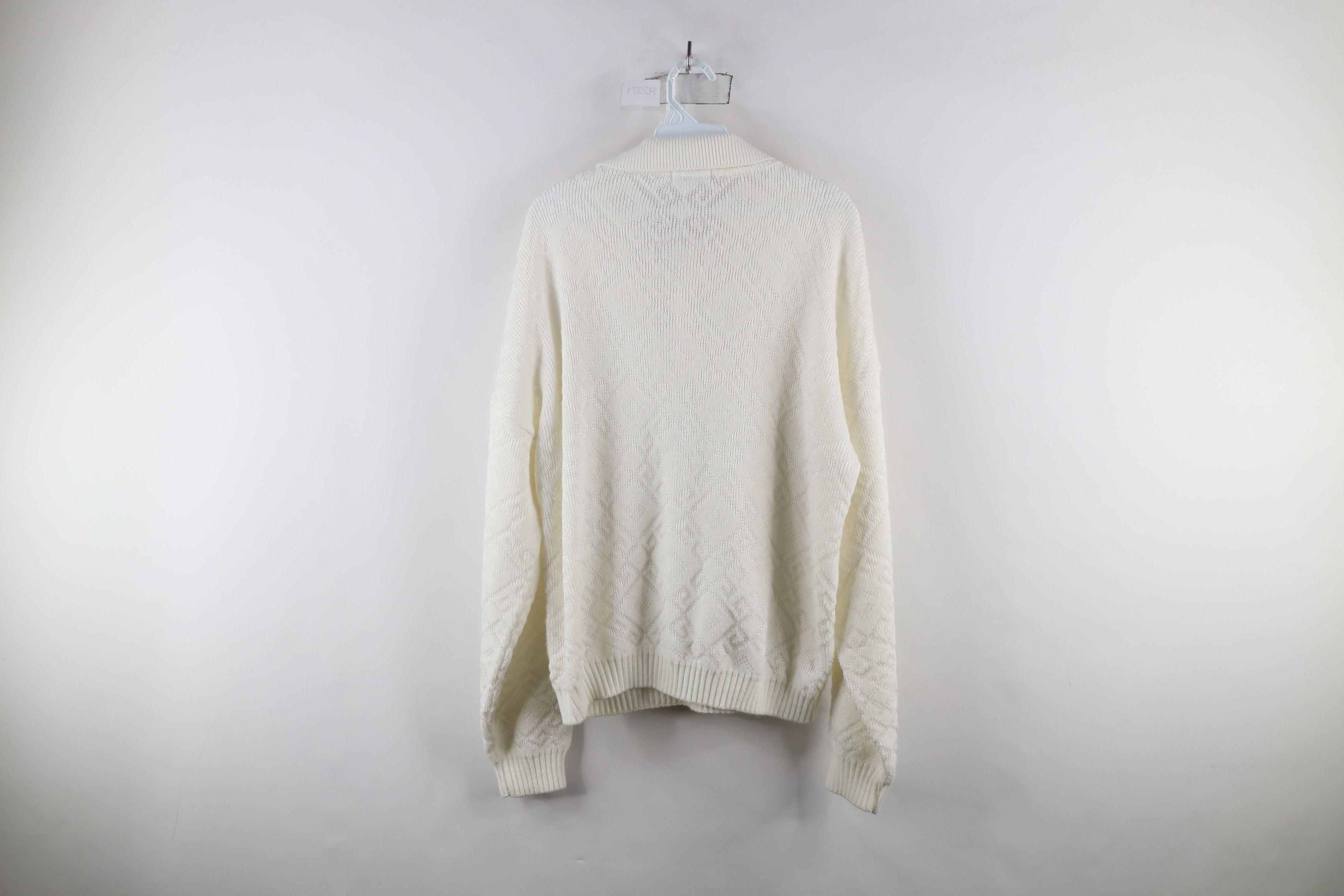 Vintage Vintage 70s Streetwear Knit Collared Pullover Sweater USA Size US L / EU 52-54 / 3 - 9 Thumbnail