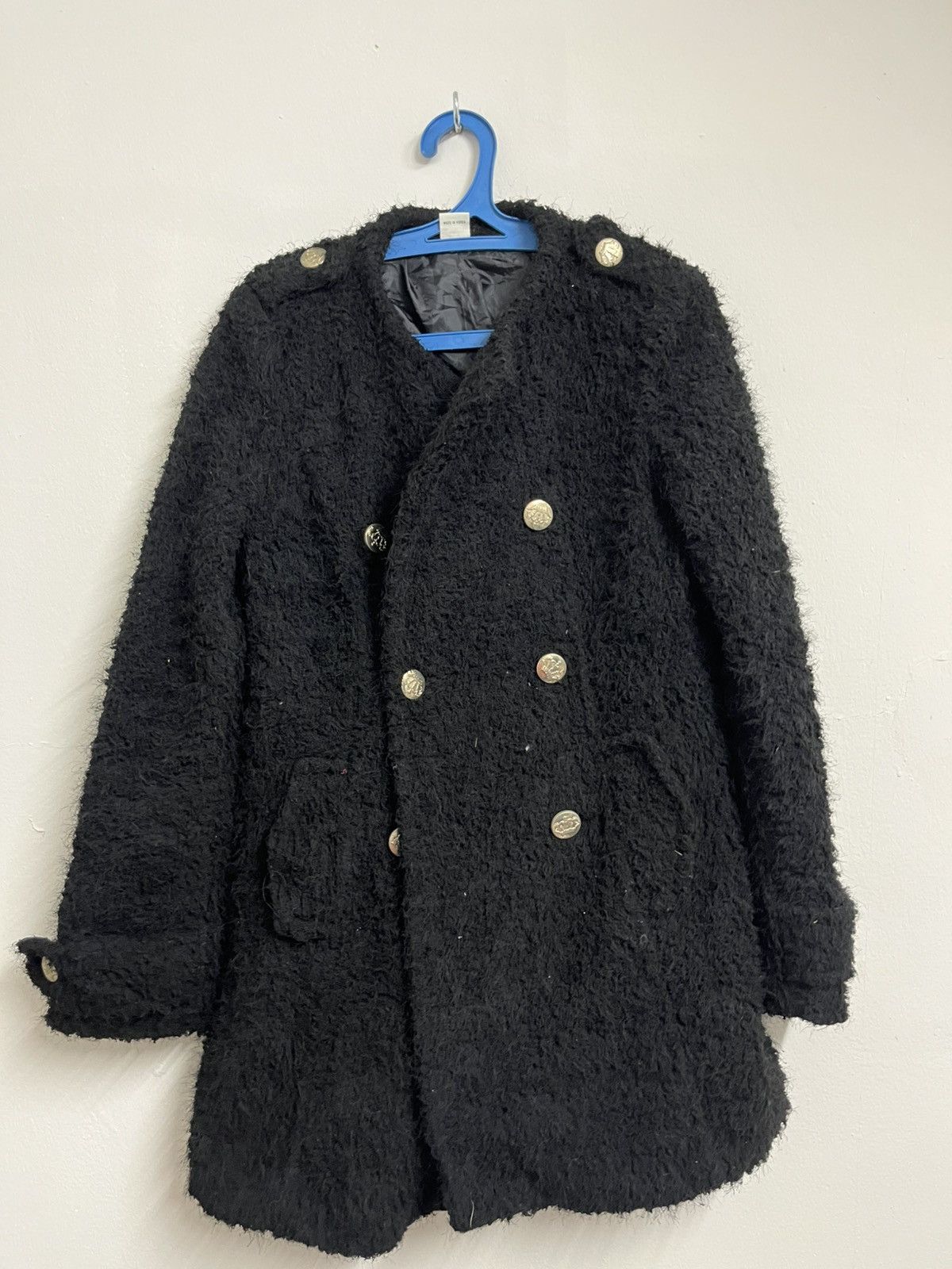 Seditionaries 💥True Vintage 90s MOHAIR PUNK Minx Fur Luxury-Look Size M / US 6-8 / IT 42-44 - 4 Thumbnail