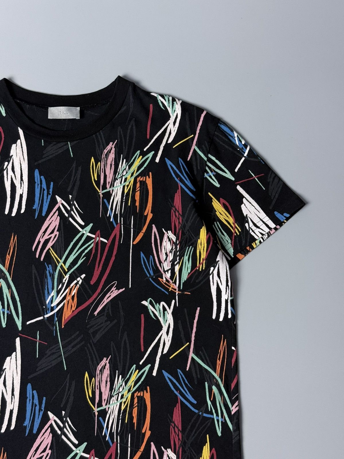 Christian Dior Monsieur Christian Dior Homme 2015 Scribble Shirt Size XS / US 0-2 / IT 36-38 - 4 Thumbnail