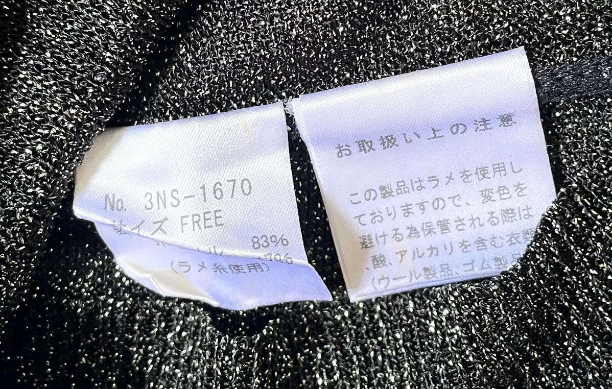 Hysteric Glamour TAX FREE 🇺🇸 hysteric glamour glitter sheer logo longsleeve Size S / US 4 / IT 40 - 5 Thumbnail