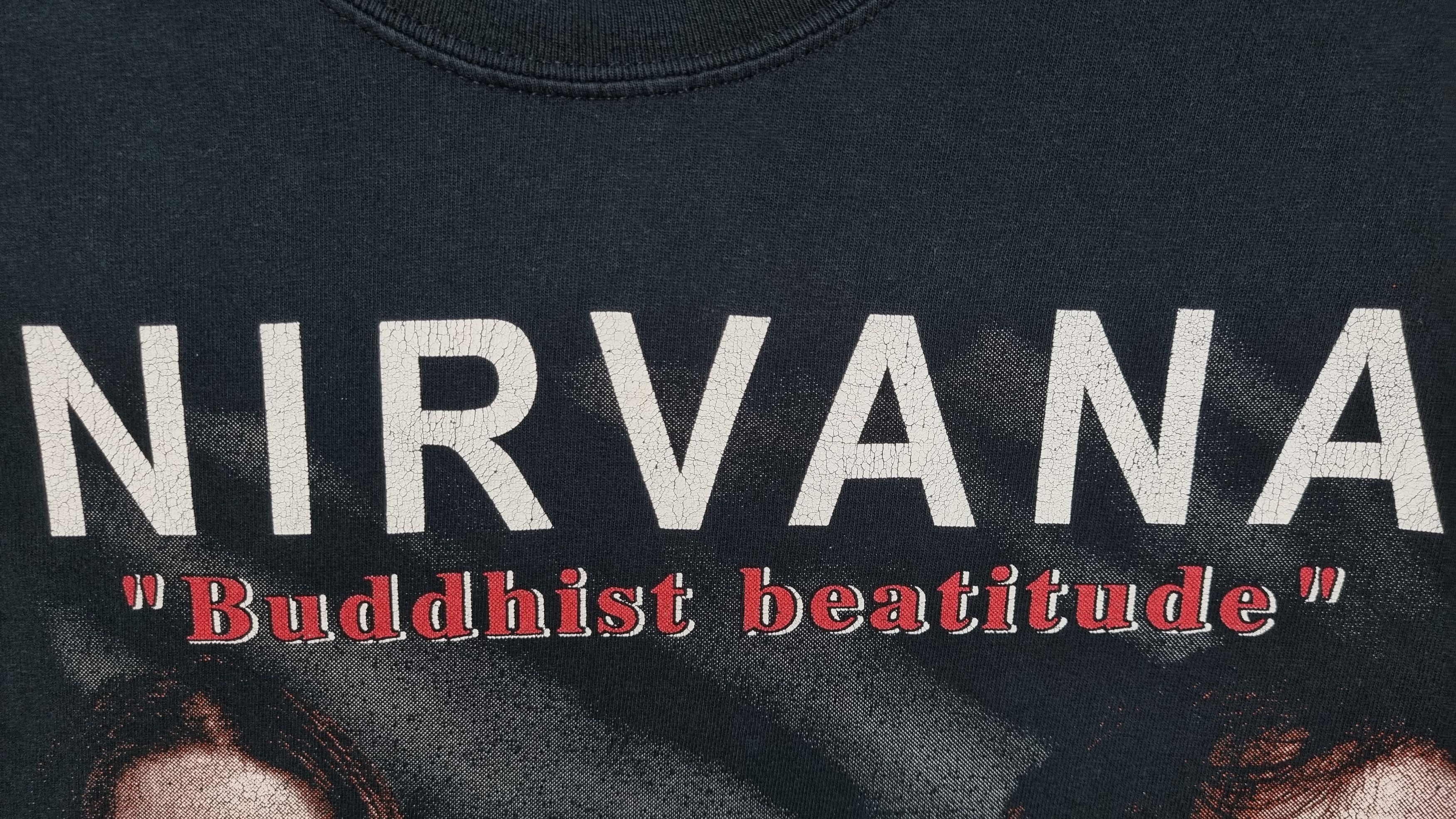 Band Tees × Nirvana NIRVANA BUDDDHIST BEATITUDE PORTRET KURT COBAIN BAND TEE Size US XL / EU 56 / 4 - 8 Thumbnail