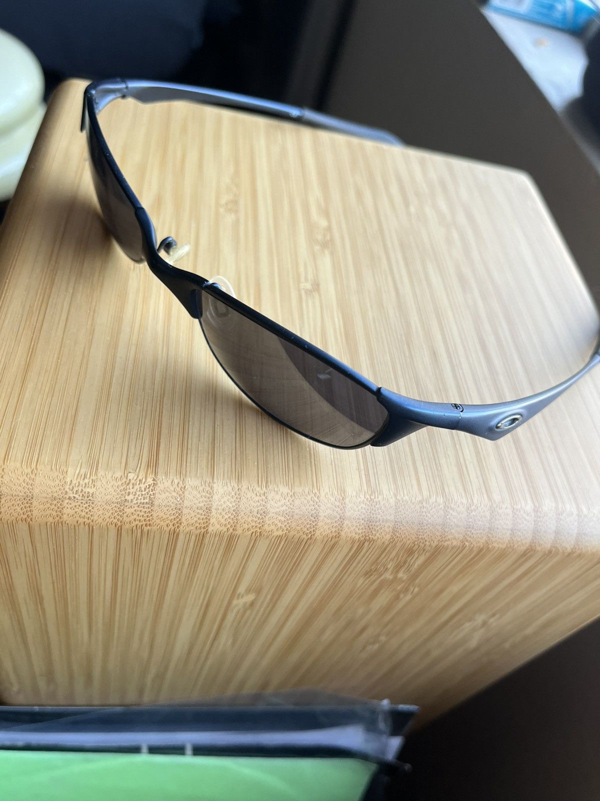 Oakley Metal frame blue Oakley glass black lens Size ONE SIZE - 5 Thumbnail