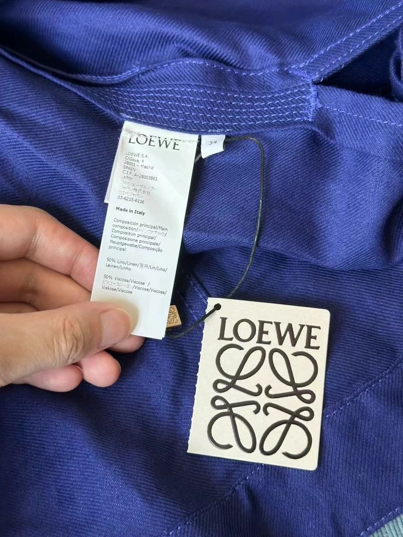 Loewe LOEWE Purple striped denim jacket Size XXS / US 00 / IT 34 - 5 Thumbnail