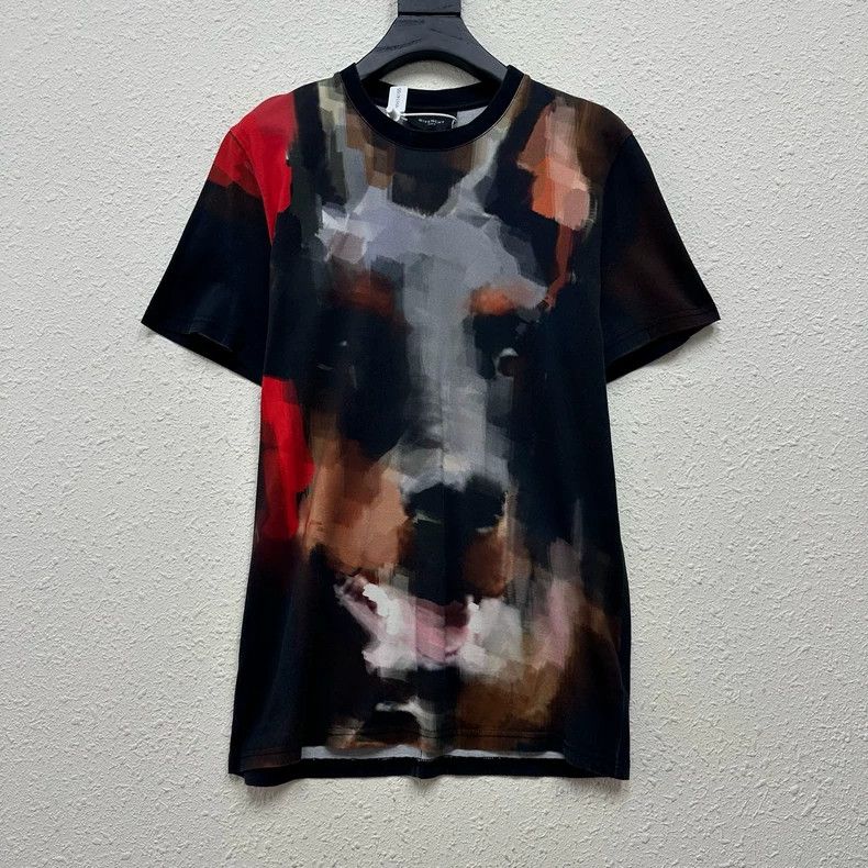 Givenchy Givenchy Graffiti dog pattern short-sleeve Size US S / EU 44-46 / 1 - 1 Thumbnail