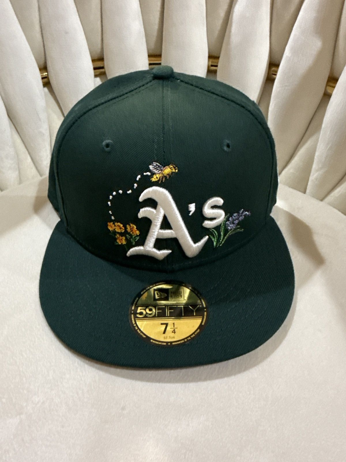 New Era New Era 59F Oakland Athletics Watercolor Floral Fitted Cap Size ONE SIZE - 4 Thumbnail