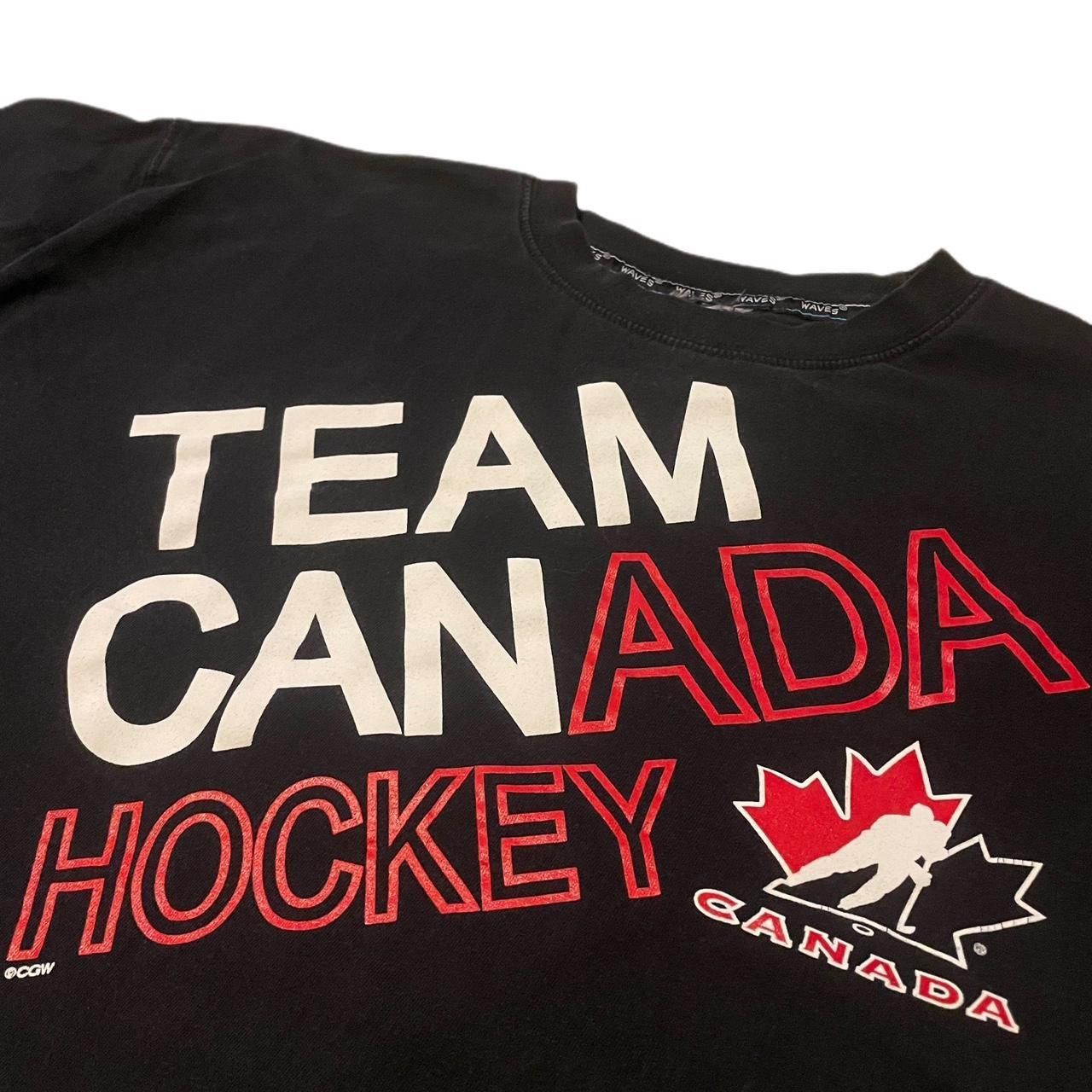 NHL × Vintage Vintage 00s Team Canda Hockey Waves Tee Size US XL / EU 56 / 4 - 2 Thumbnail