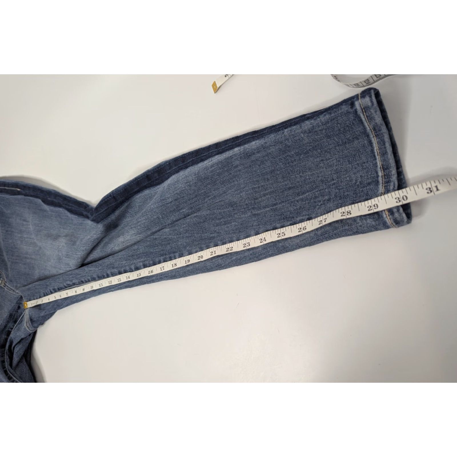 Vintage Lane Bryant Signature Fit Flex High Rise Jegging Jeans Pocket Stretch 14 Plus Denim Blue Womens Size 36" / US 14 / IT 50 - 5 Thumbnail