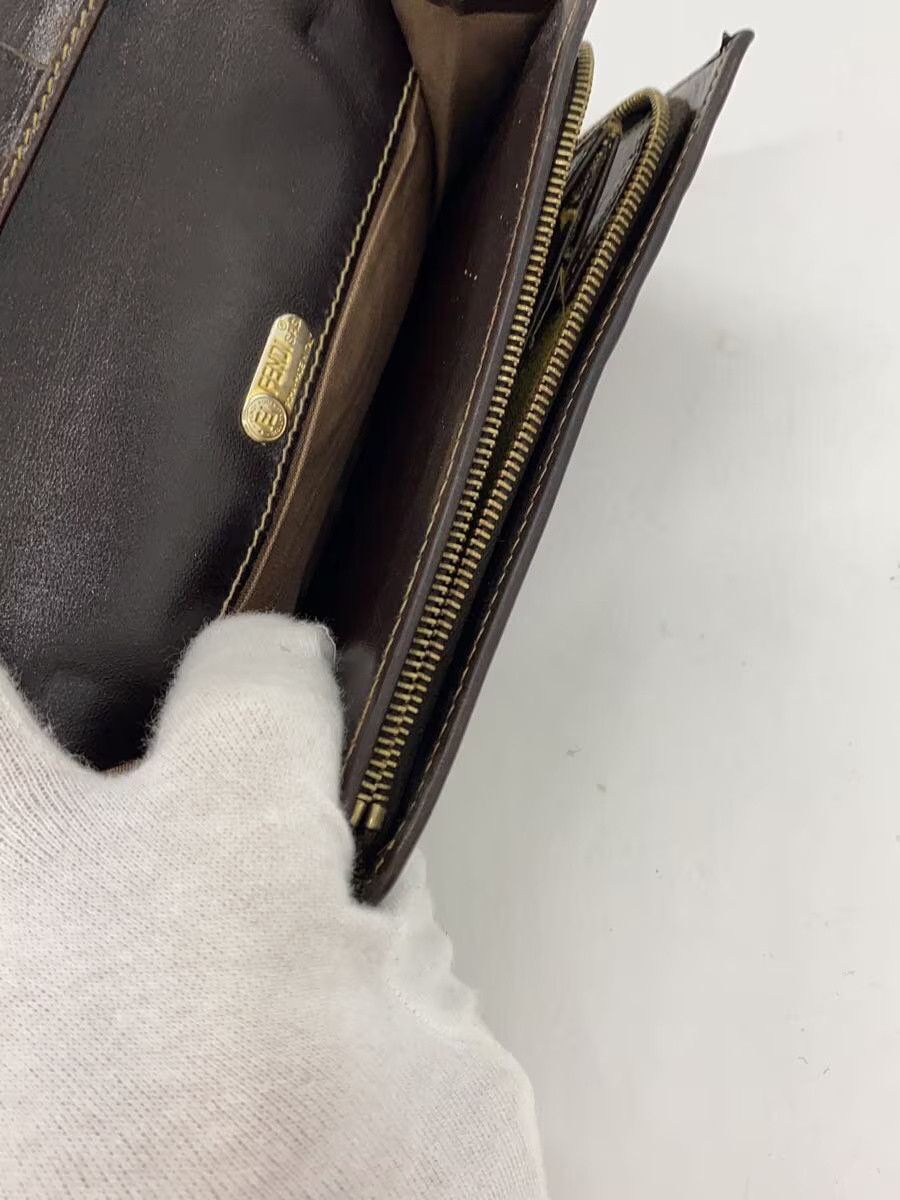 Fendi Fendi Zucca Canvas Bi-Fold Wallet Brown Monogram Size ONE SIZE - 6 Thumbnail
