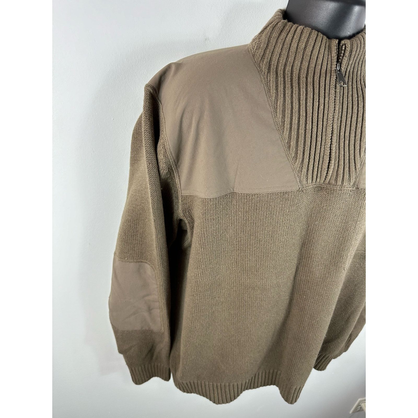 Duluth Trading Company Duluth Trading Mock Neck 1/4 Zip Sweater Knit Wool Blend Lrg Size US L / EU 52-54 / 3 - 10 Thumbnail