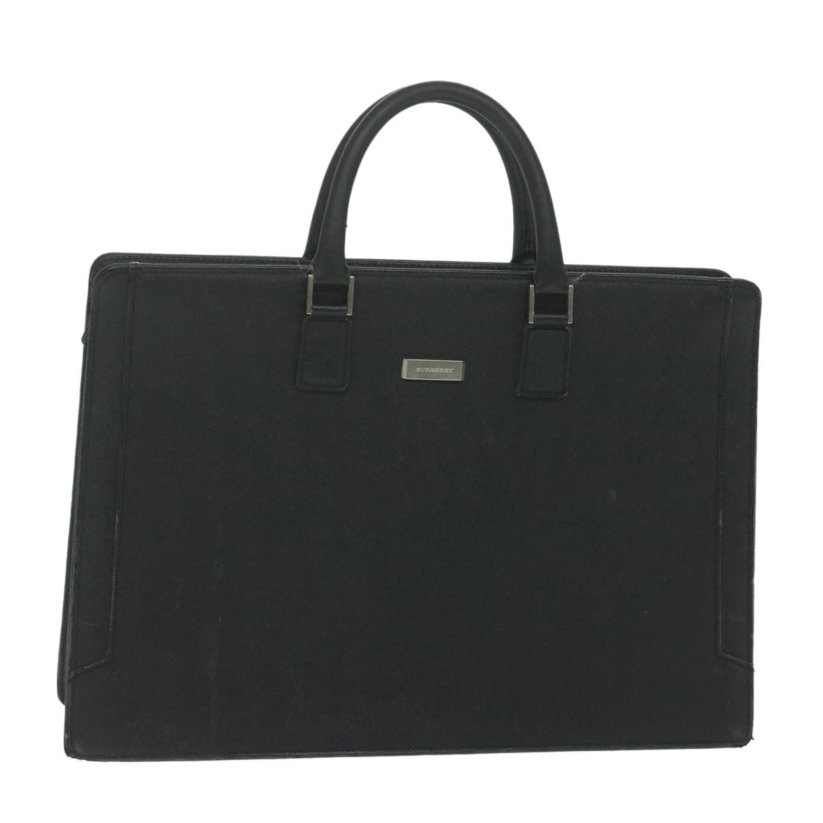image of Burberry Briefcase Leather Black Auth Ep2580, Women's