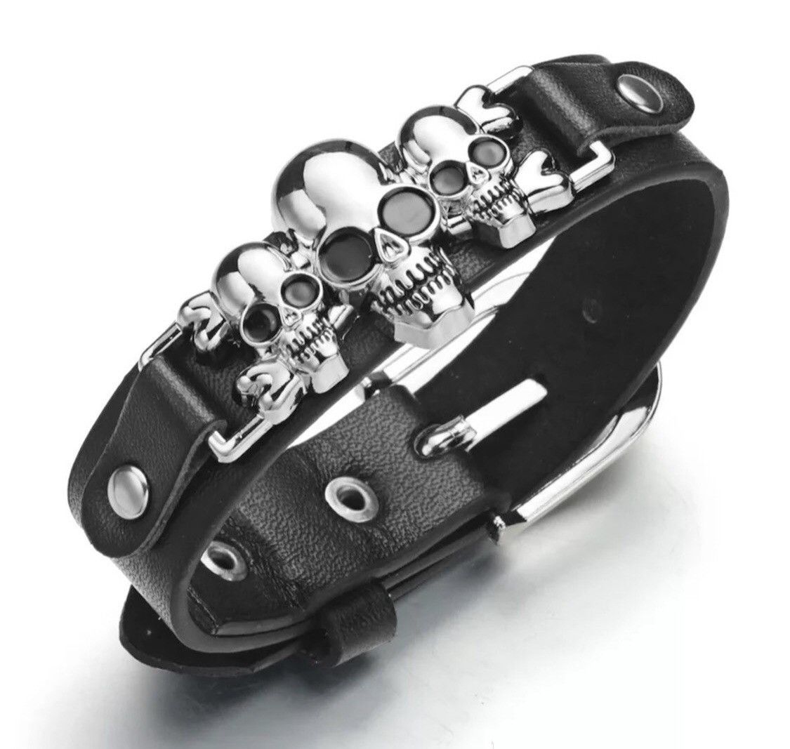 Jewelry Skeleton Skull Bracelet Size ONE SIZE - 1 Thumbnail