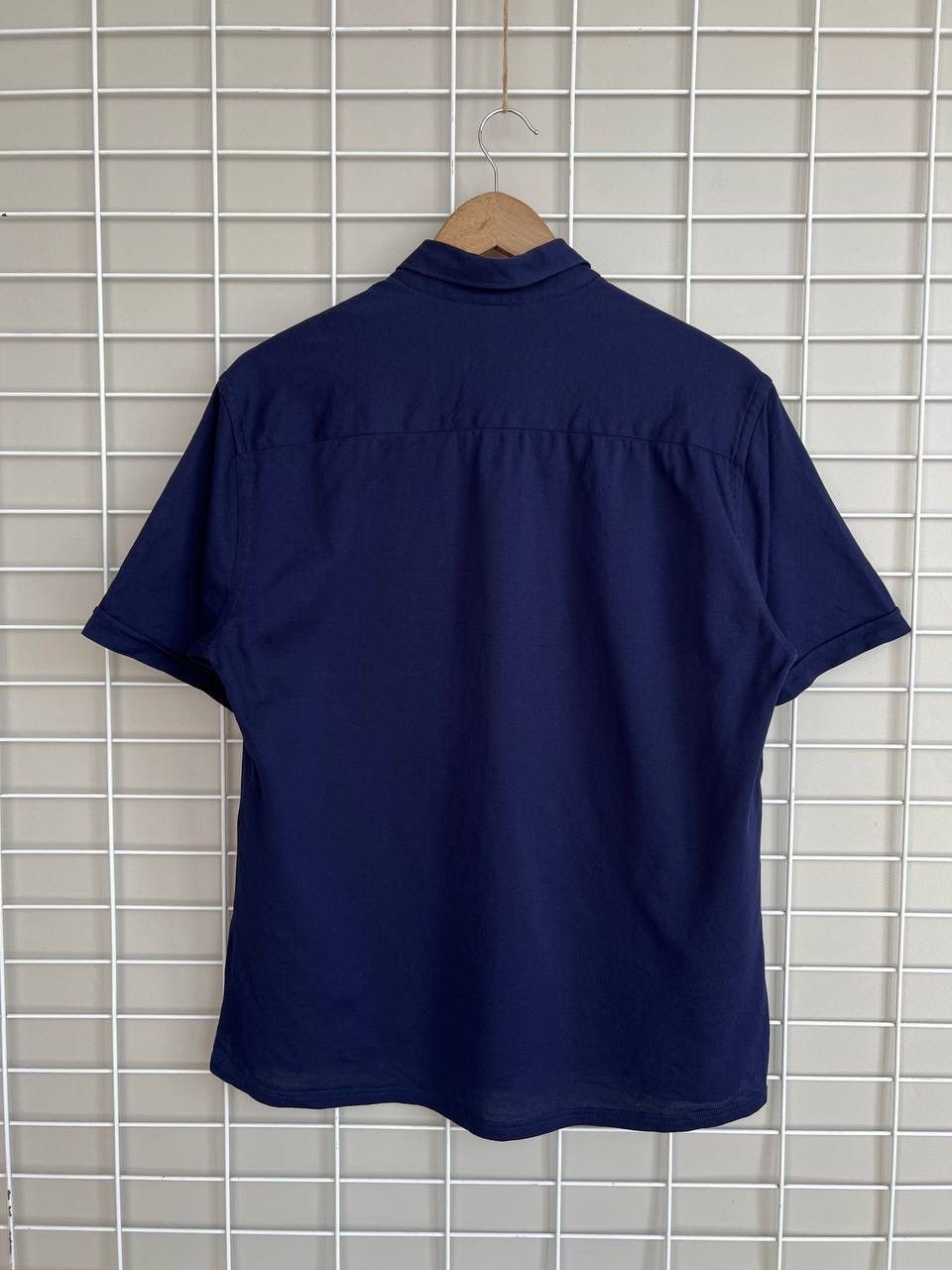 Eton Eton Navy Blue Oxford Pique Polo Shirt Mens Size L Size US L / EU 52-54 / 3 - 7 Thumbnail