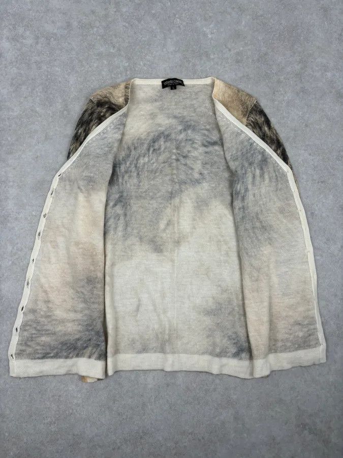 Roberto Cavalli FW1999 Roberto Cavalli Beige Cashmere Fur Effect Cardigan Size S / US 4 / IT 40 - 8 Thumbnail