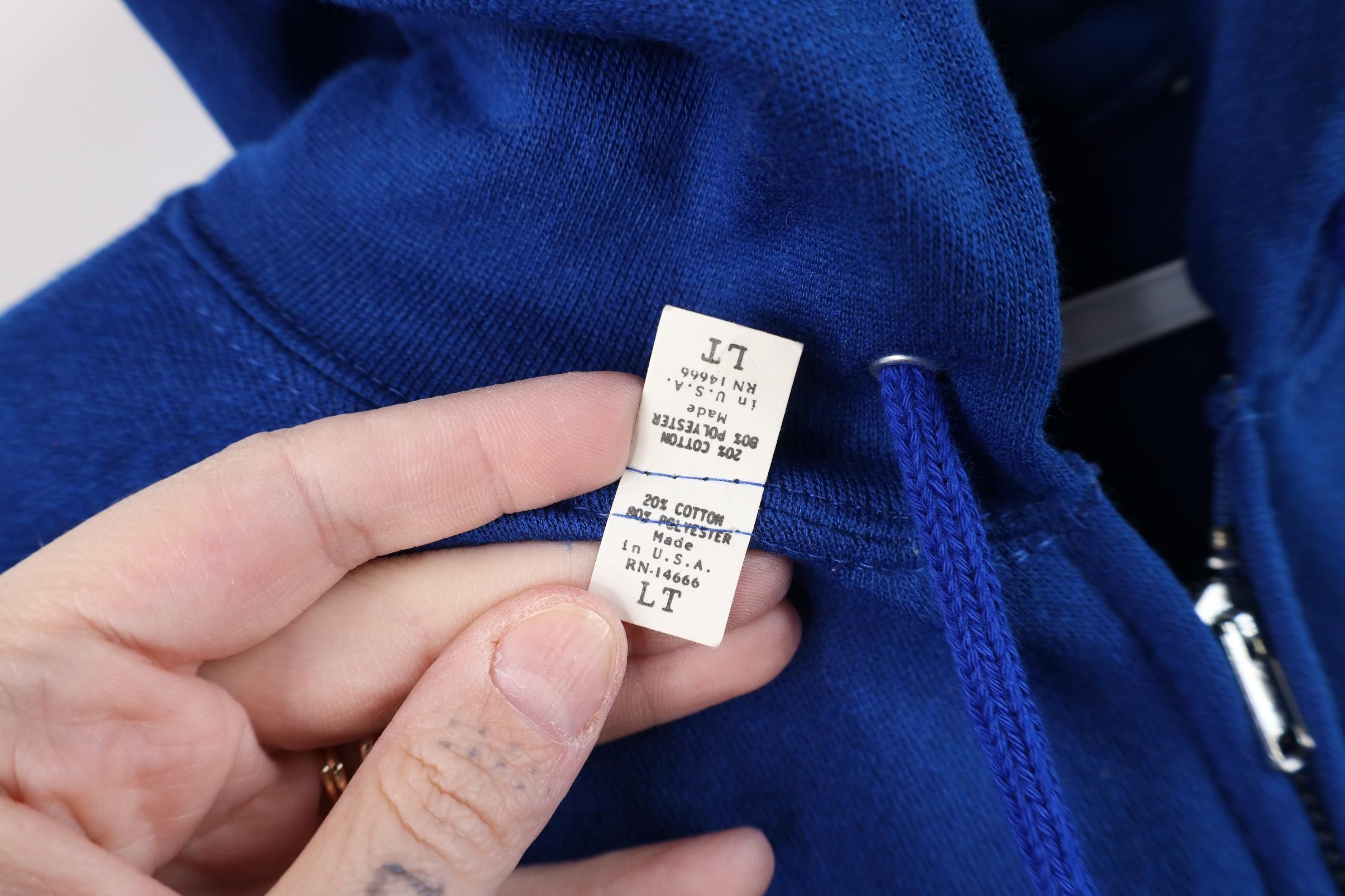 Vintage Deadstock Vintage 60s 70s Full Zip Hoodie Sweatshirt USA Size US L / EU 52-54 / 3 - 6 Thumbnail