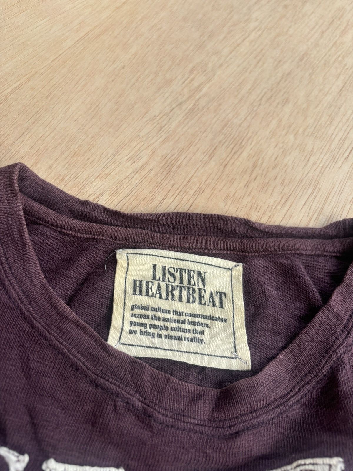 Hysteric Glamour × If Six Was Nine × Japanese Brand Y2k Listen Heartbeat ifsixwasnine Lgb style Longsleeve Size US M / EU 48-50 / 2 - 8 Thumbnail