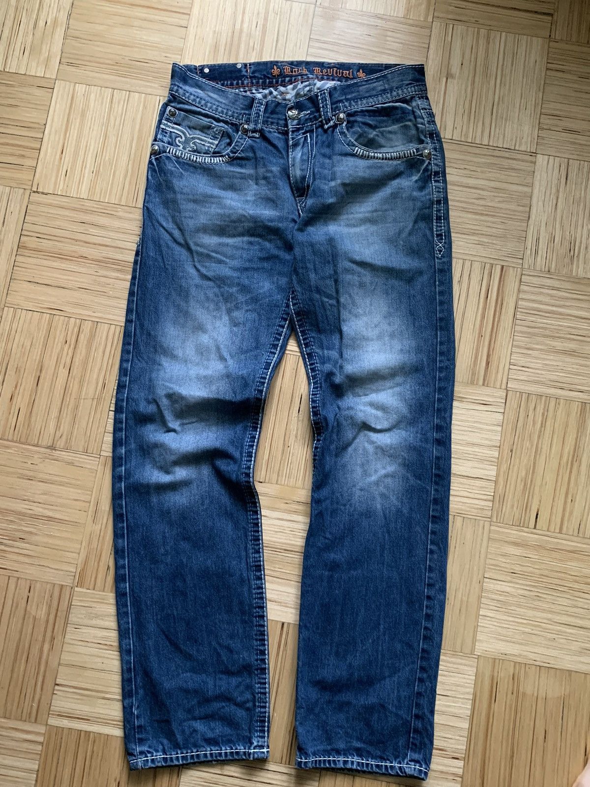 Japanese Brand × Rock Revival × Vintage Rock Revival Jeans 32 Size US 32 / EU 48 - 3 Thumbnail