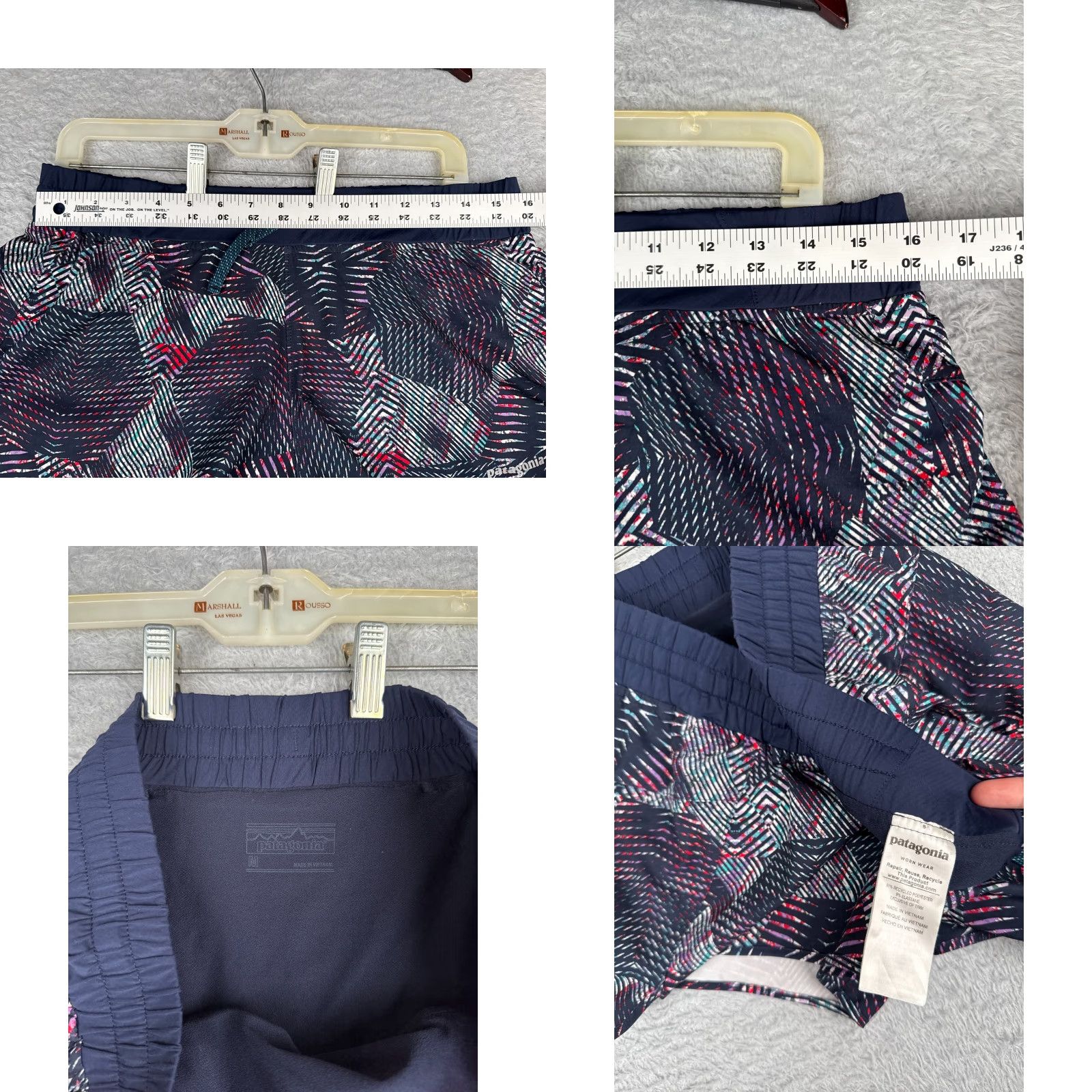 Patagonia Patagonia Shorts Women Medium Blue Nine Trails Shorts 5" Polyester Blend 57622 - Womens, Shorts, Medium, Blue, Polyester Blend, Patagonia, 57622 Size 32" / US 10 / IT 46 - 8 Thumbnail
