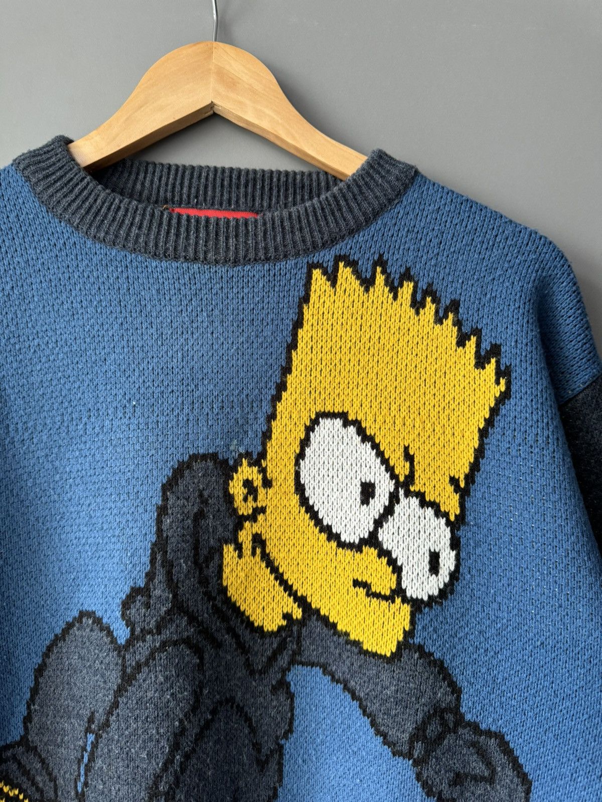 The Simpsons Fox 2002 The Simpsons Knit Sweater Bart Ski Board Big Logo Size US M / EU 48-50 / 2 - 4 Thumbnail