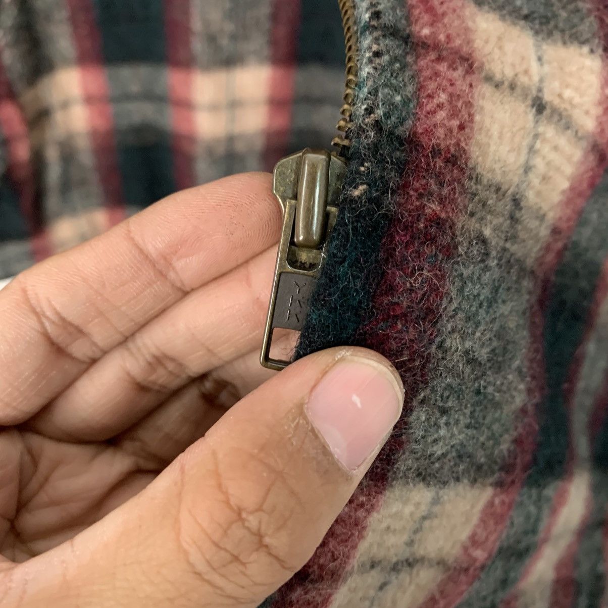 Japanese Brand Vintage Kentucky Cardinal Tartan Wool Jacket Size US L / EU 52-54 / 3 - 14 Thumbnail