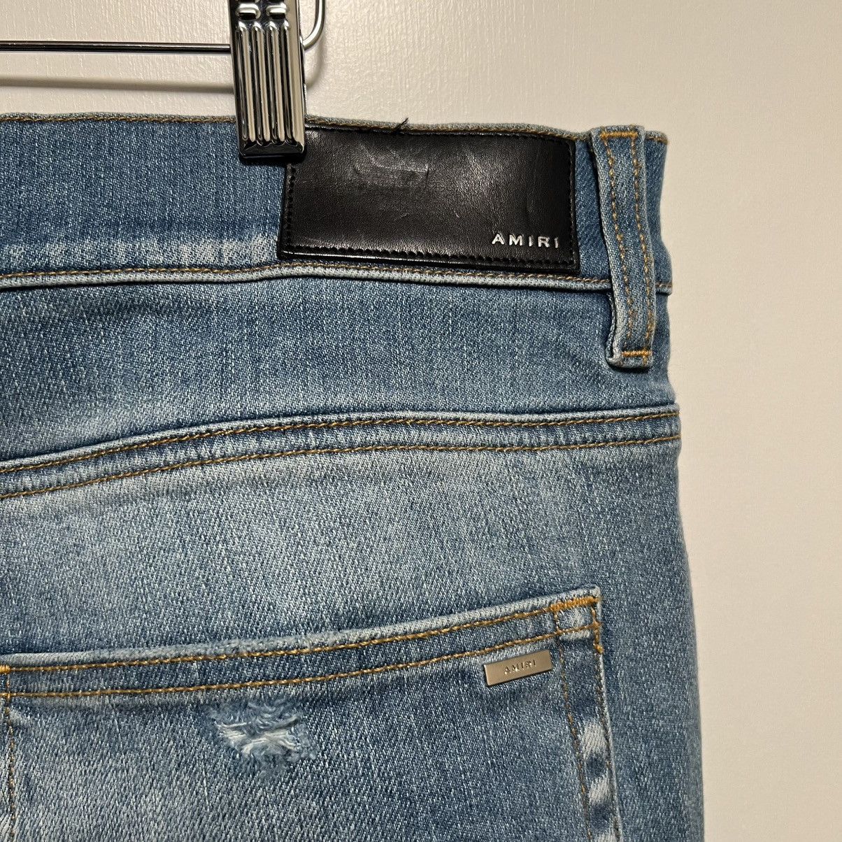 Amiri Amiri MX1 Aloha Patch Jeans Indigo Size US 38 / EU 54 - 3 Thumbnail