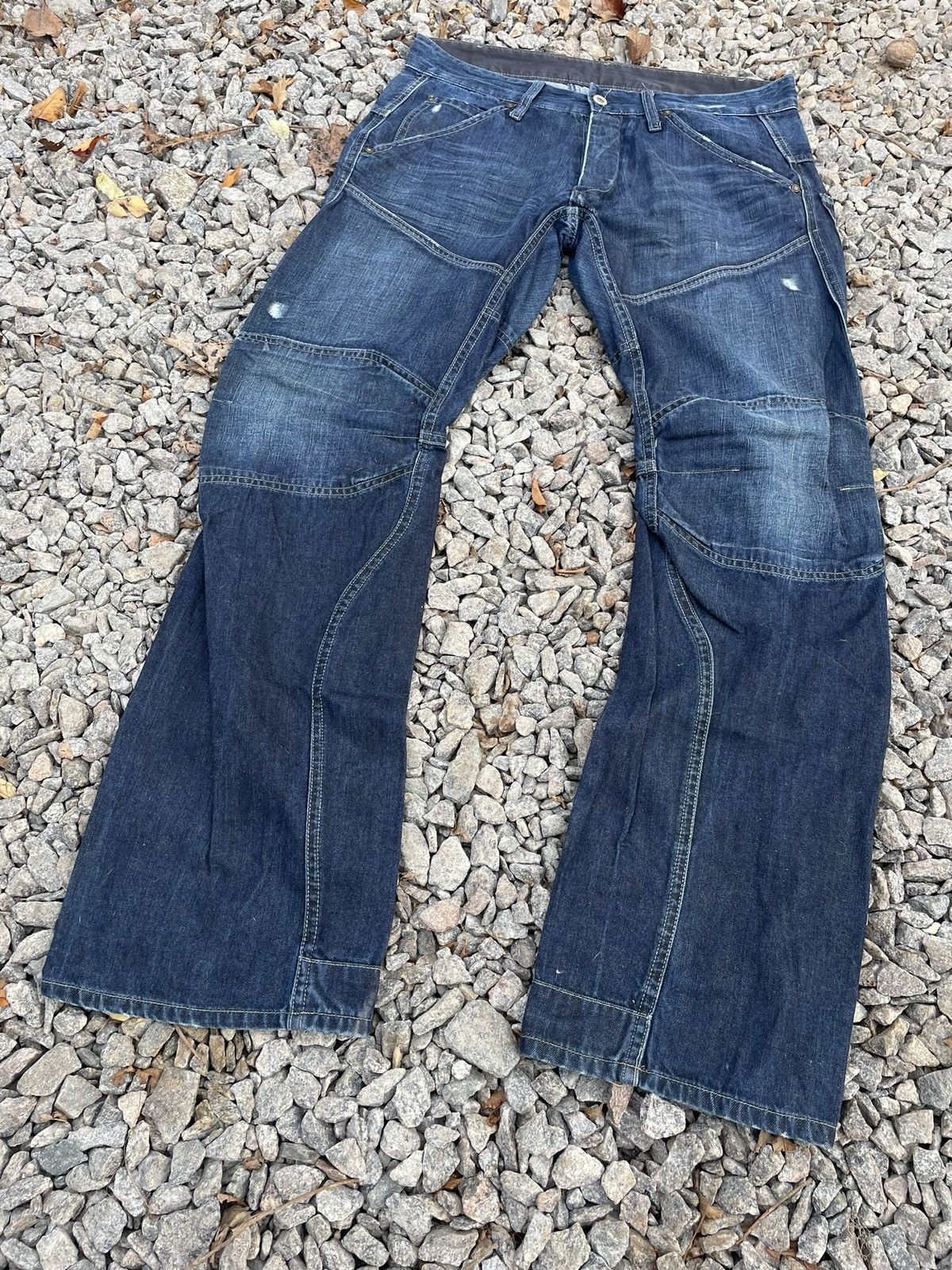 G-Star × Vintage G-Star Raw Vintage Avant Gard Jeans Y2K Rap Size US 32 / EU 48 - 4 Thumbnail