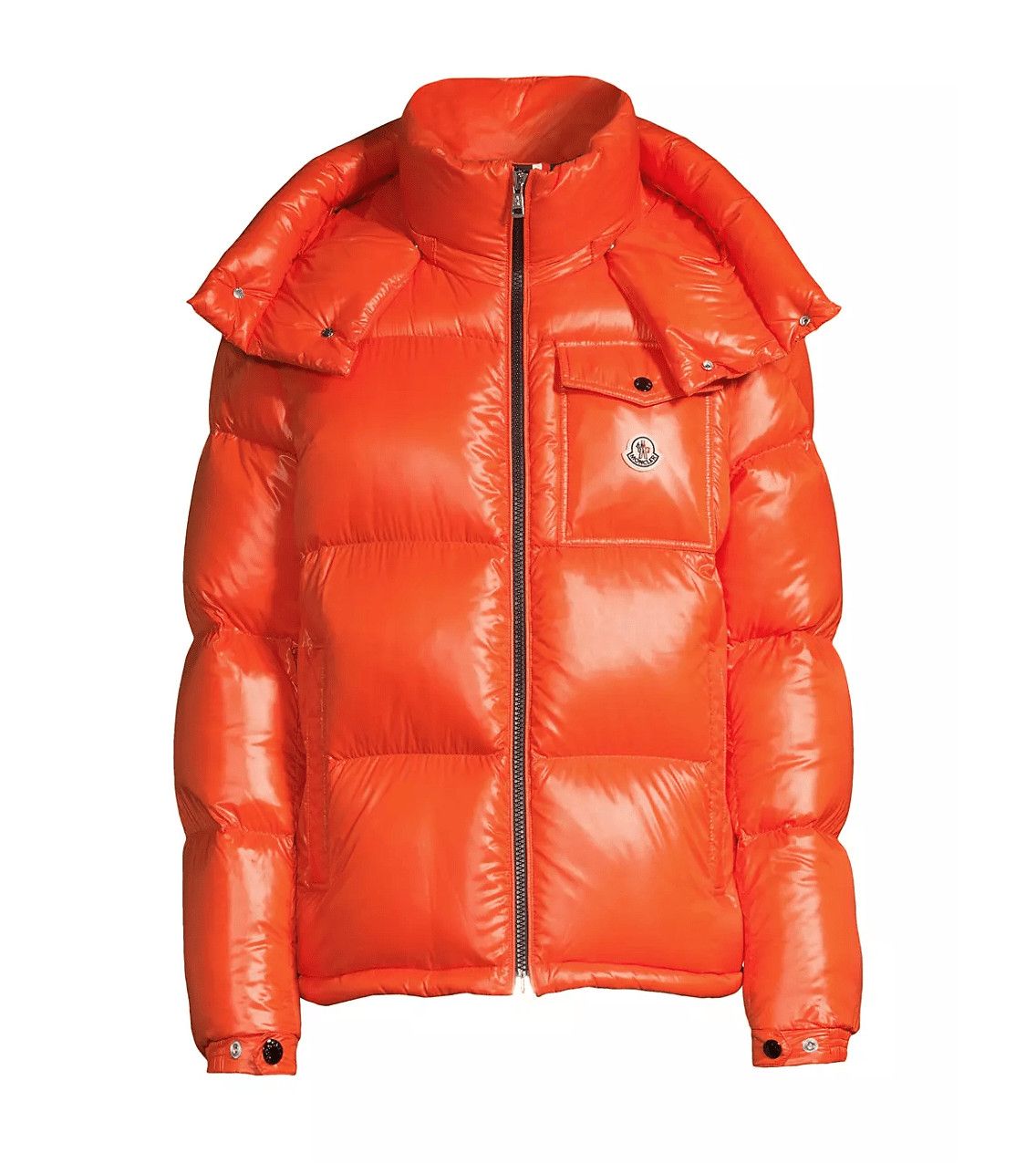 Orange moncler puffer hotsell