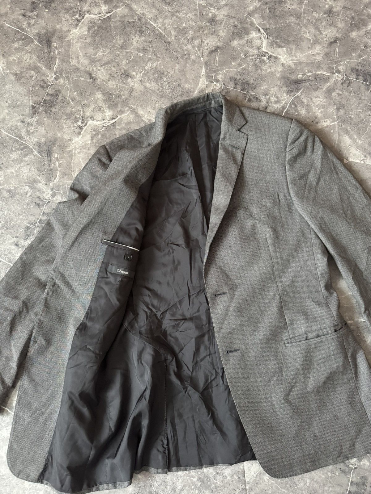 Z Zegna Z Zegna Coat Jacket Wool Button Blazer 54 R Italy Luxury Size 54R - 10 Thumbnail
