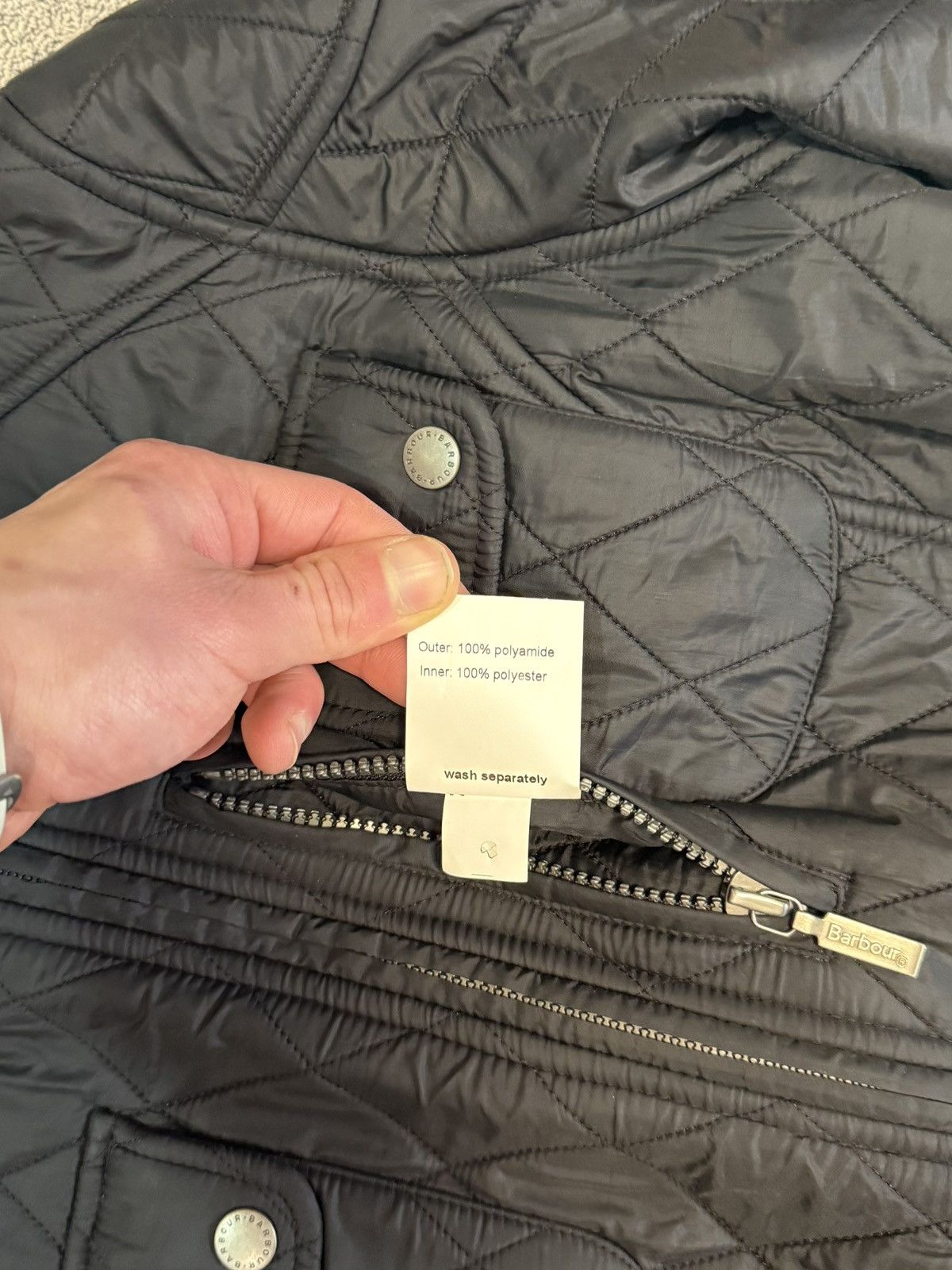 Barbour Barbour International Trials Quilt Jacket LQU0342BK91 UK8US4 Size S / US 4 / IT 40 - 11 Thumbnail