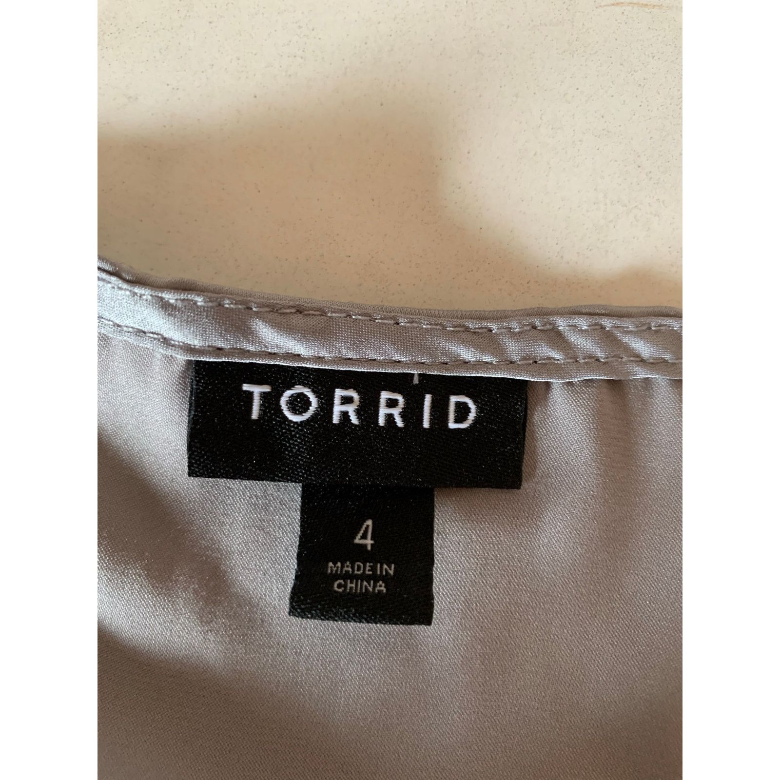 Other Torrid silky gray top size 4X v neck Size 4XL / US 24-26 - 2 Thumbnail