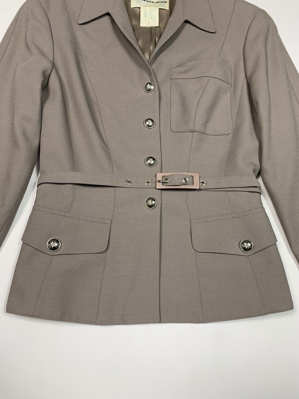 Mugler 90s Thierry Mugler Trouser Pant Suit With belt Beige Size 36 Size S / US 4 / IT 40 - 5 Thumbnail